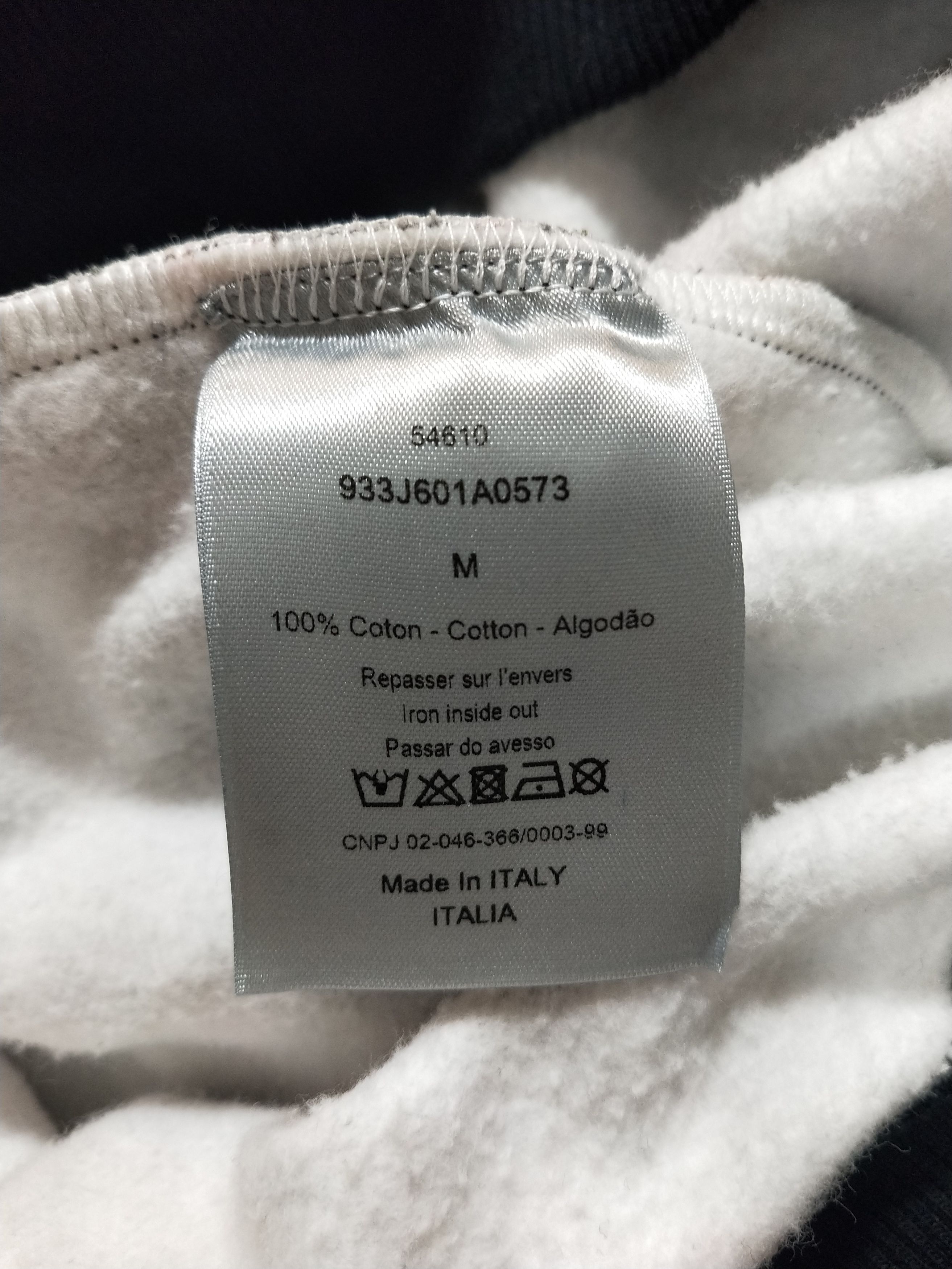Dior Sorayama Oblique Logo Sweatshirt Size US M / EU 48-50 / 2 - 5 Thumbnail