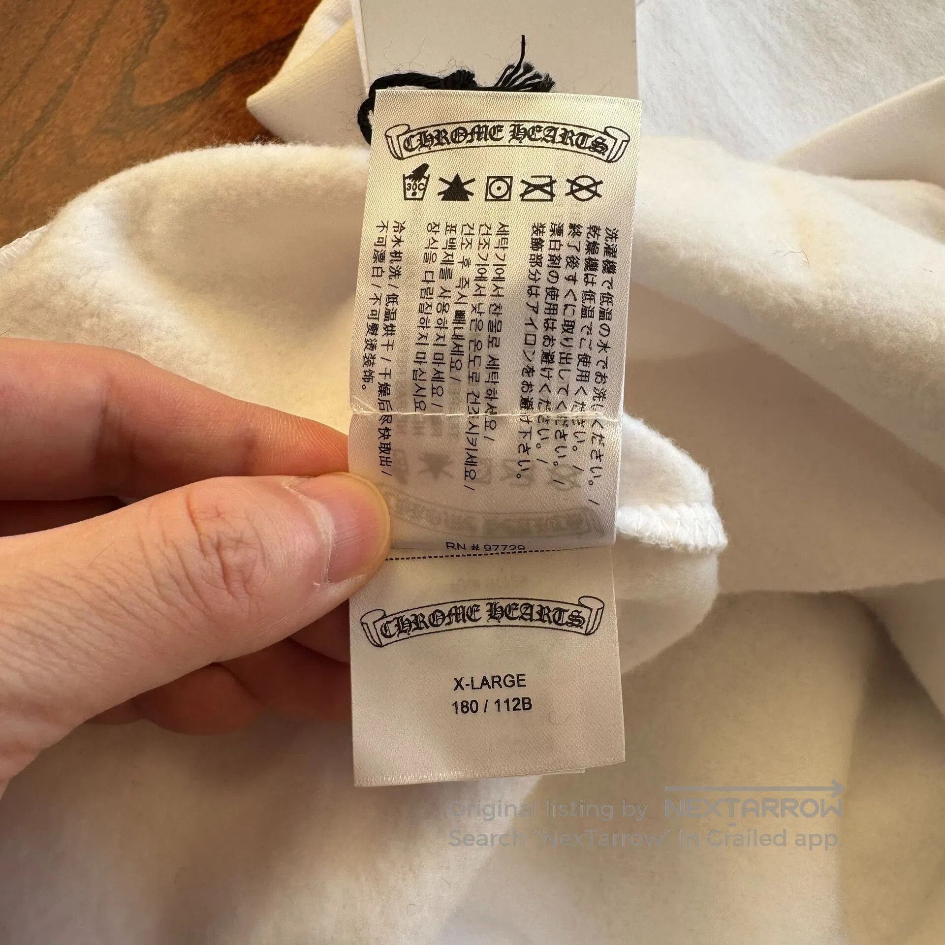 Chrome Hearts chrome hearts white graphic zip. Size US XL / EU 56 / 4 - 8 Thumbnail