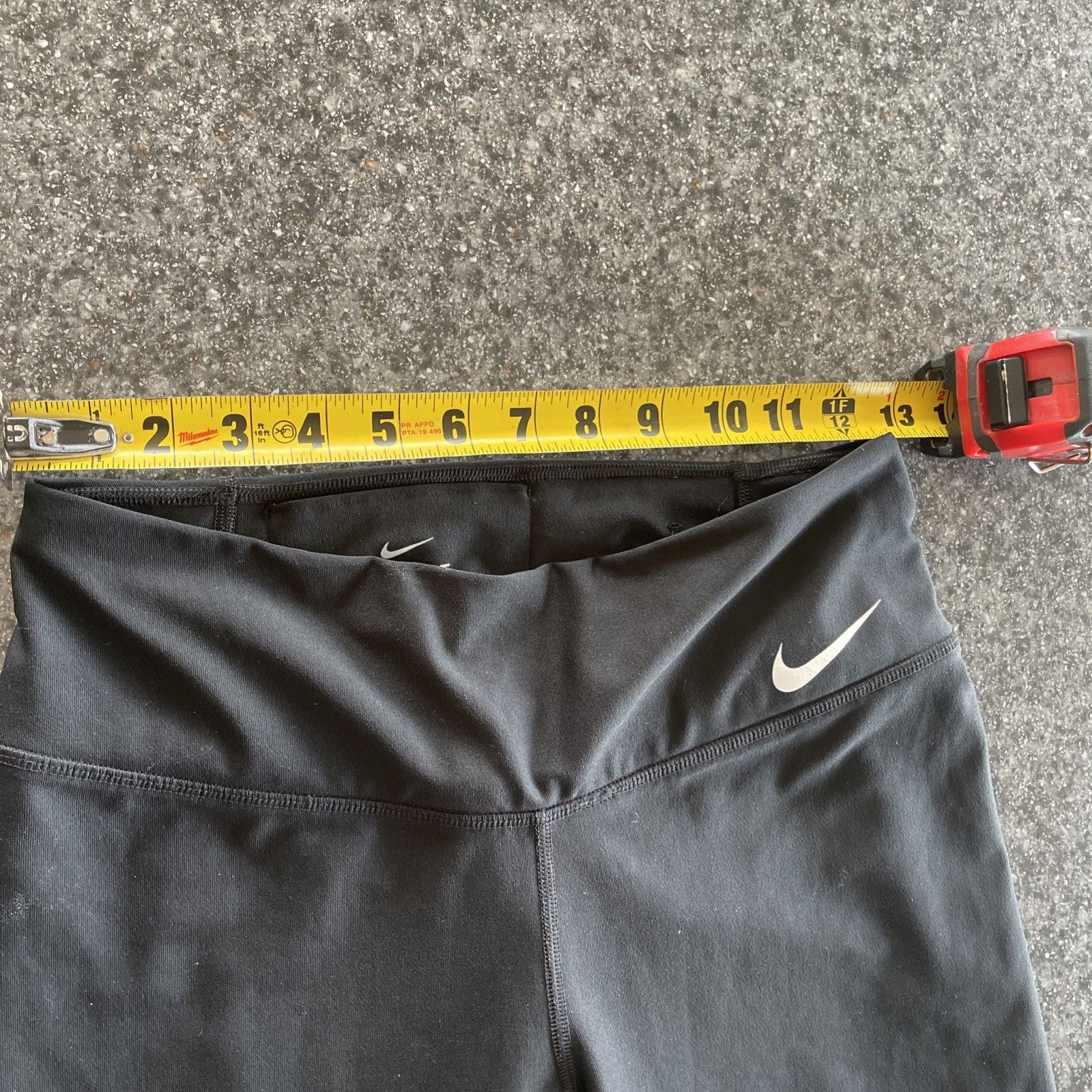 Nike Nike Dri-FIT Crop Running Leggings Blk Women's SZ Small Used Size 26" / US 2 / IT 38 - 5 Thumbnail