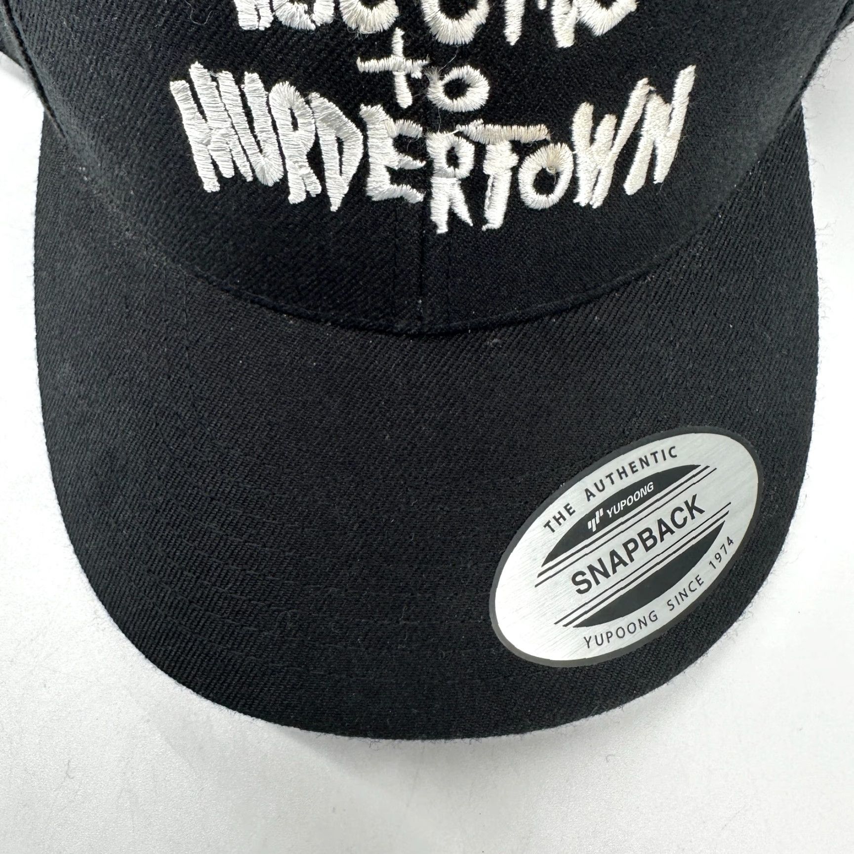 Vintage The Classics YuPoong Hat Snapback Adjustable Black Murdertown Welcome to Band Size ONE SIZE - 3 Thumbnail