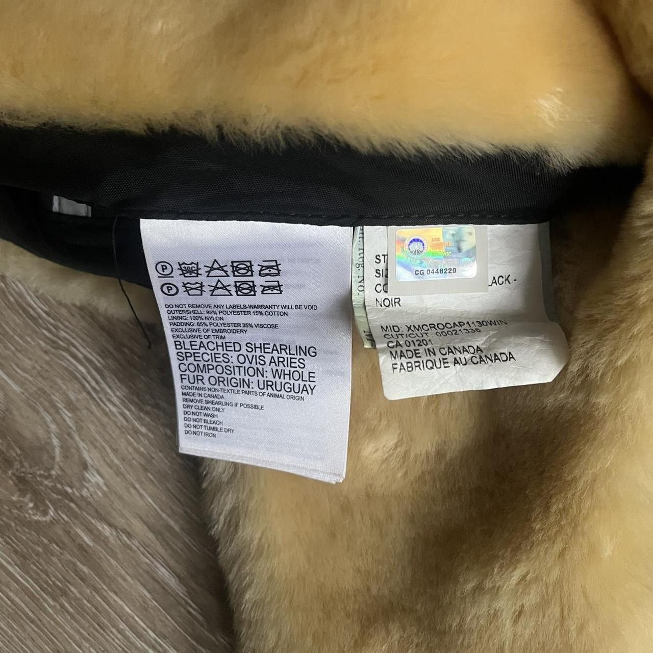 Canada Goose canada goose black shearling trapper hat Size ONE SIZE - 6 Thumbnail