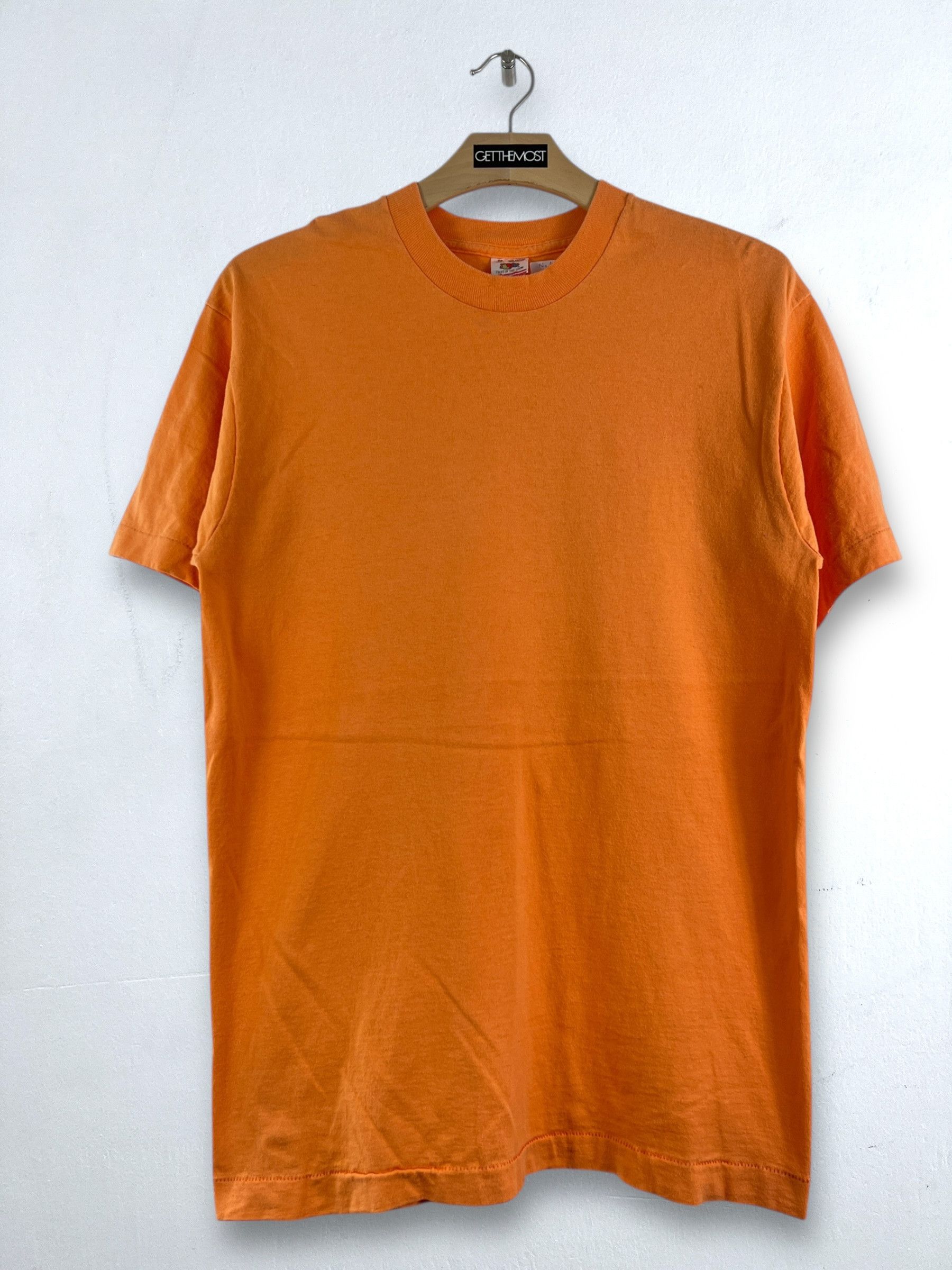 Fruit Of The Loom × Vintage No.4832 Vintage 90s Fruit of the Loom Blank Tee (M) Size US M / EU 48-50 / 2 - 1 Thumbnail