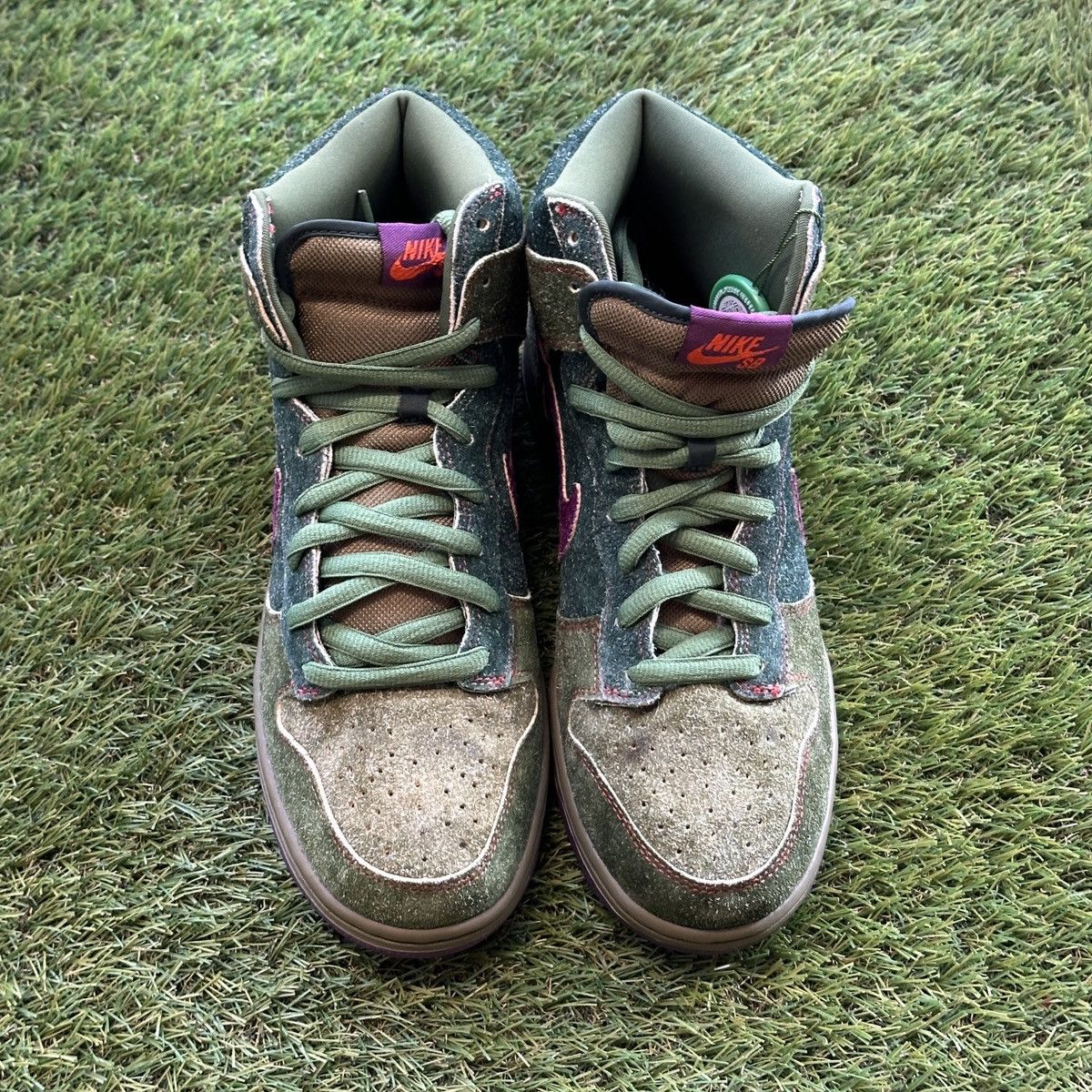 Nike Nike SB Dunk High Premium 420 Skunk 313171 300 - Size 11.5 Size US 11.5 / EU 44-45 - 10 Thumbnail