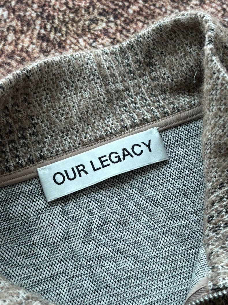 Our Legacy our legacy 24fw double zipper Mohai wool plaid shirt 2505-N Size US M / EU 48-50 / 2 - 2 Thumbnail