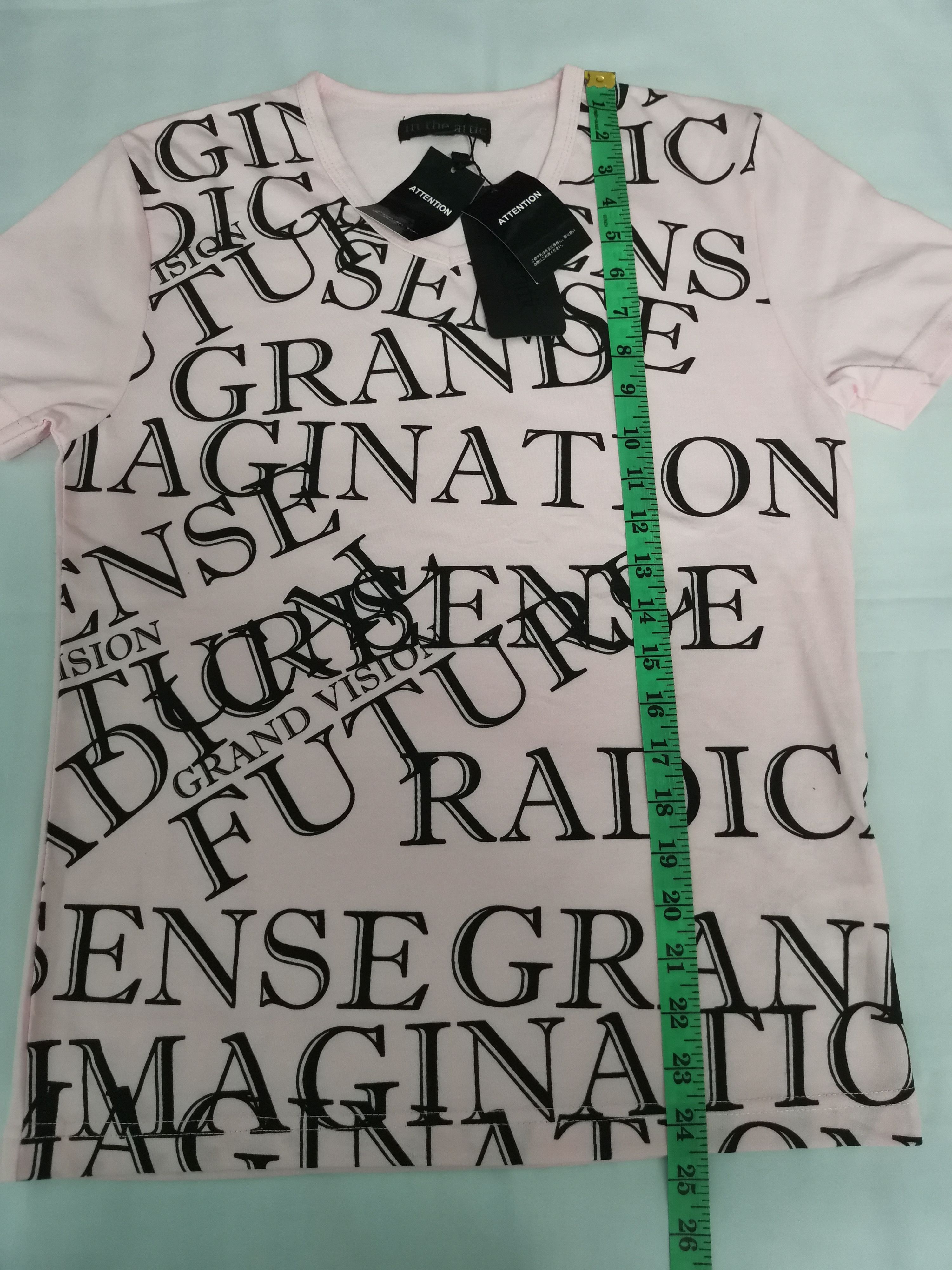 In The Attic In The Attic Spell Out Tee Art Japan Designer Seditionaries Size M / US 6-8 / IT 42-44 - 4 Thumbnail