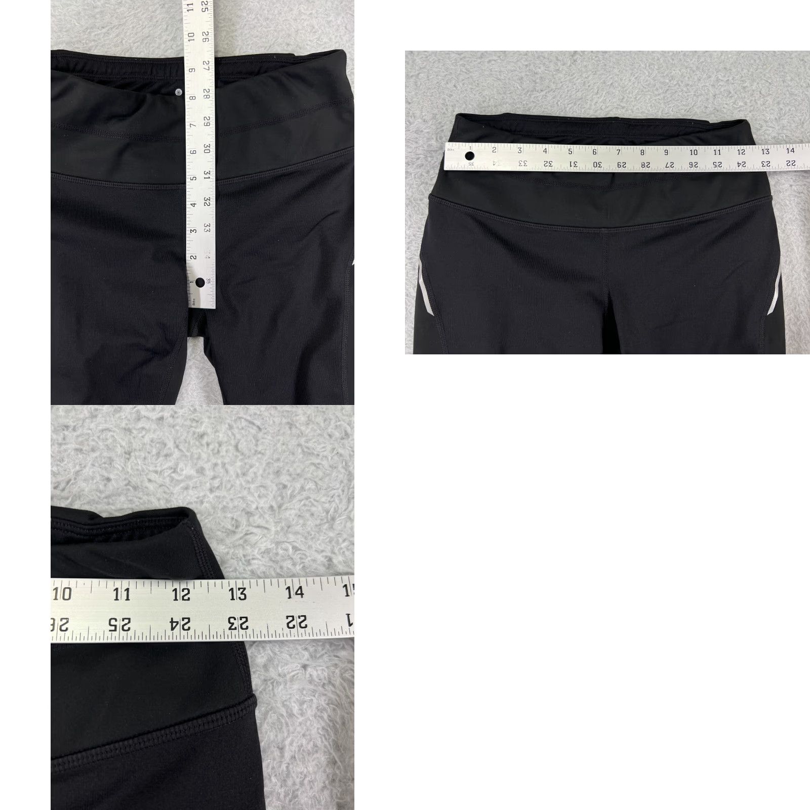 Athleta Athleta Pants Womens Extra Small Petite Black Leggings Polyester Stretch Yoga Size 26" / US 2 / IT 38 - 9 Thumbnail