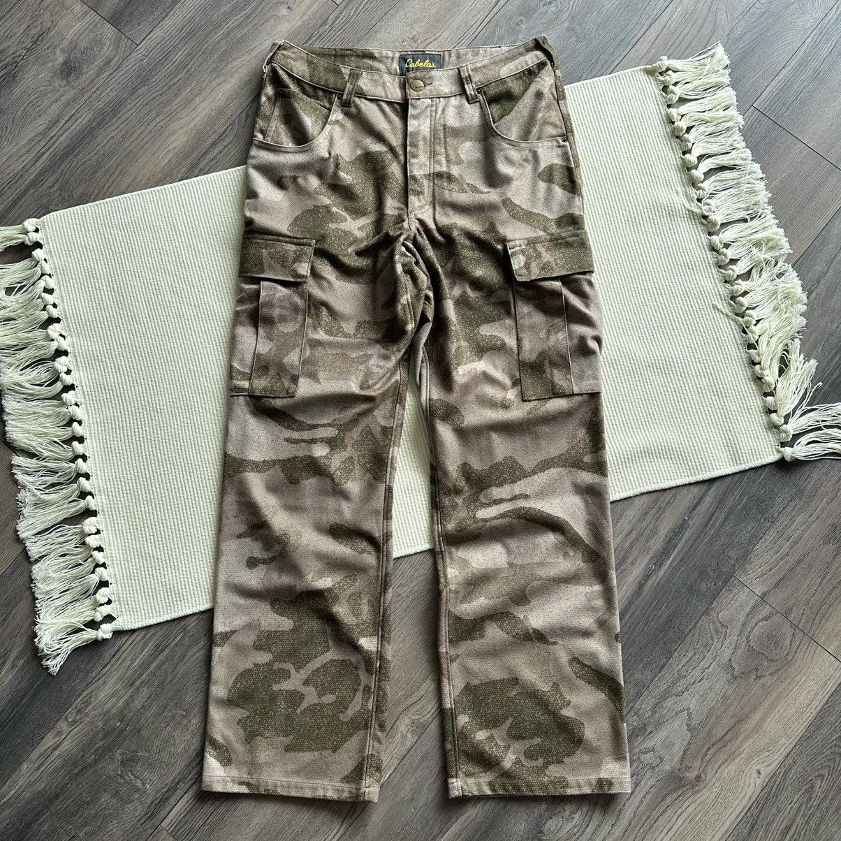 Cabelas Cabelas Microtex Camo Cargo Outdoor Pants Size US 30 / EU 46 - 1 Thumbnail
