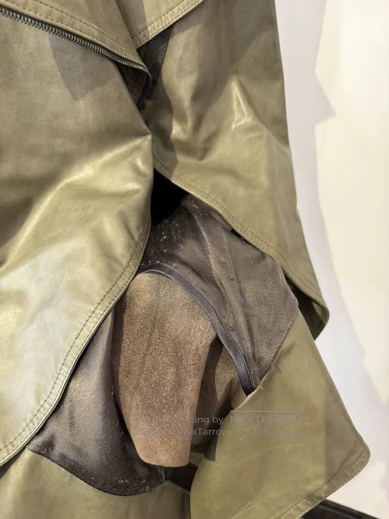 Haider Ackermann Haider Ackermann Olive Green Lamb Vest Size US XXS / EU 40 - 3 Thumbnail