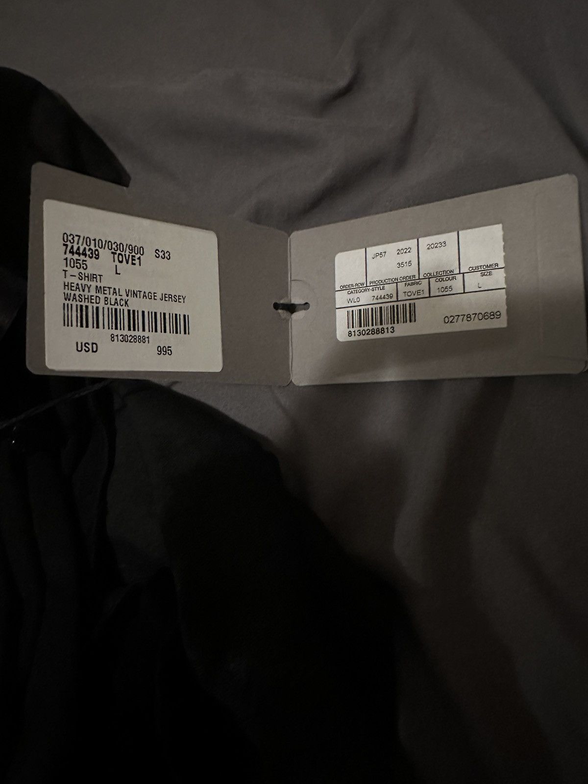 Balenciaga New Balenciaga Heavy Metal Vintage Jersey T shirt L Size US L / EU 52-54 / 3 - 7 Thumbnail