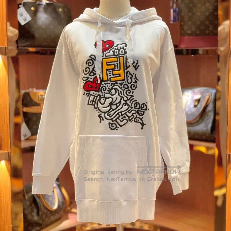 Fendi Fendi Sweatshirt, White Size S / US 4 / IT 40 - 1 Thumbnail