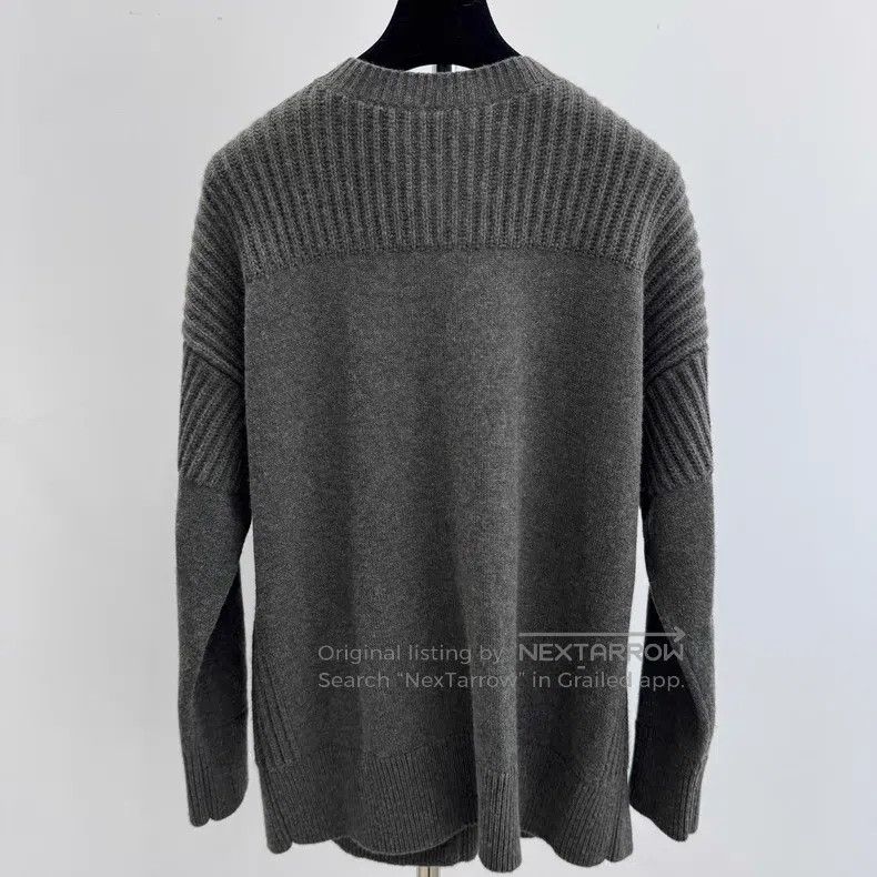 Chanel Chanel 24A carbon gray knitted cardigan coat Size XS / US 0-2 / IT 36-38 - 2 Thumbnail