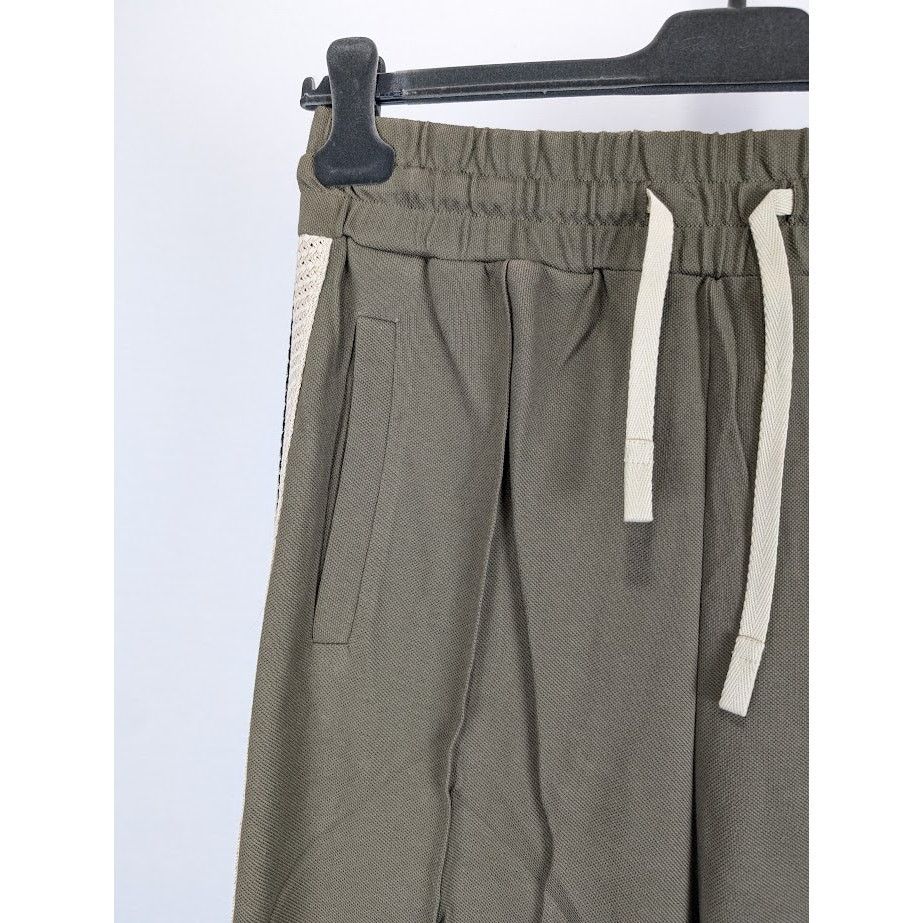 Palm Angels o1rshd1 Monogram Piquet Track Pant in Brown Off White Size US 34 / EU 50 - 6 Thumbnail