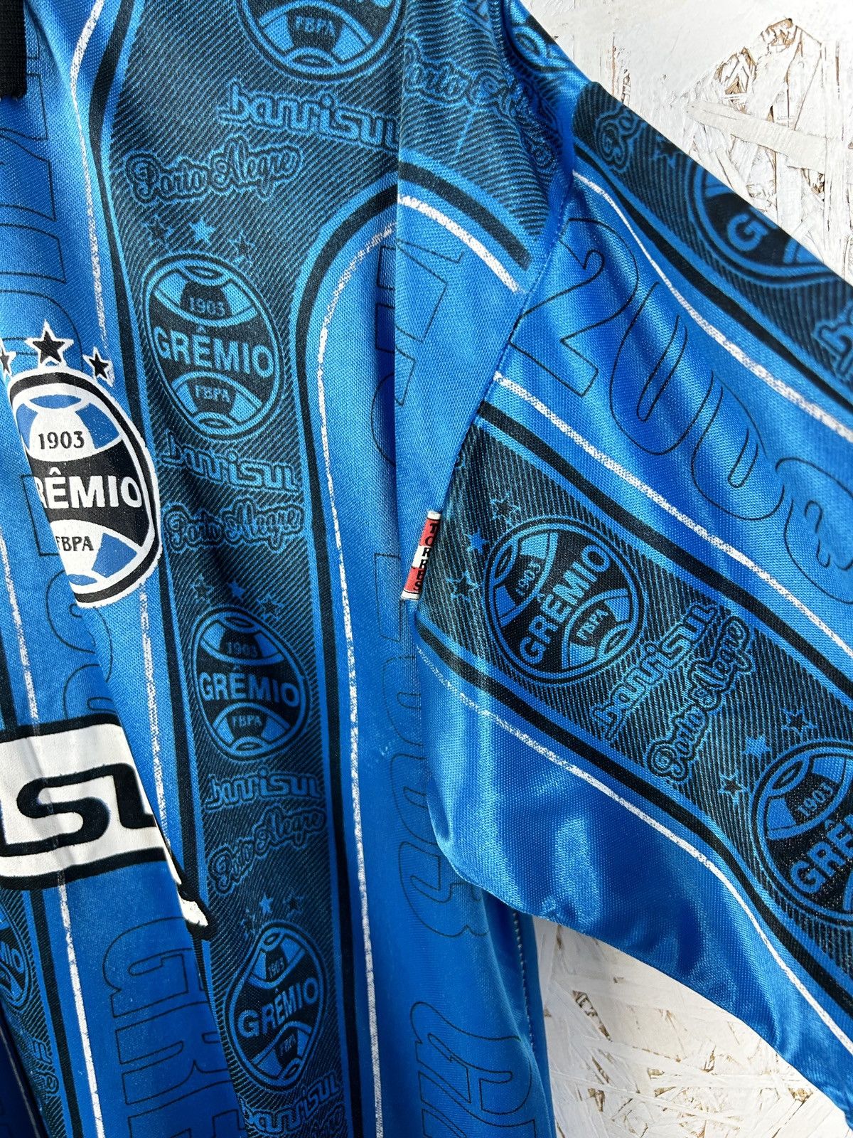 Vintage Vintage Gremio FBPA 2003 Fanwear Special Brazil Jersey Size US L / EU 52-54 / 3 - 5 Thumbnail