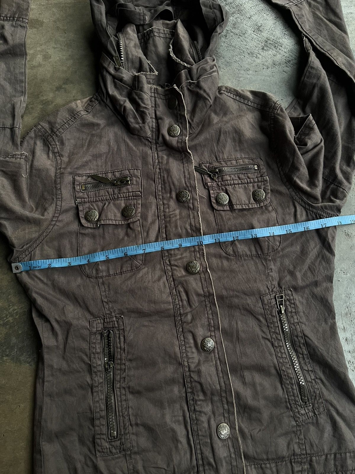 If Six Was Nine JAPANESE CORNFLAKE BONO GOA STYLE JACKET GOTHIC PUNK STYLE Size US S / EU 44-46 / 1 - 13 Thumbnail