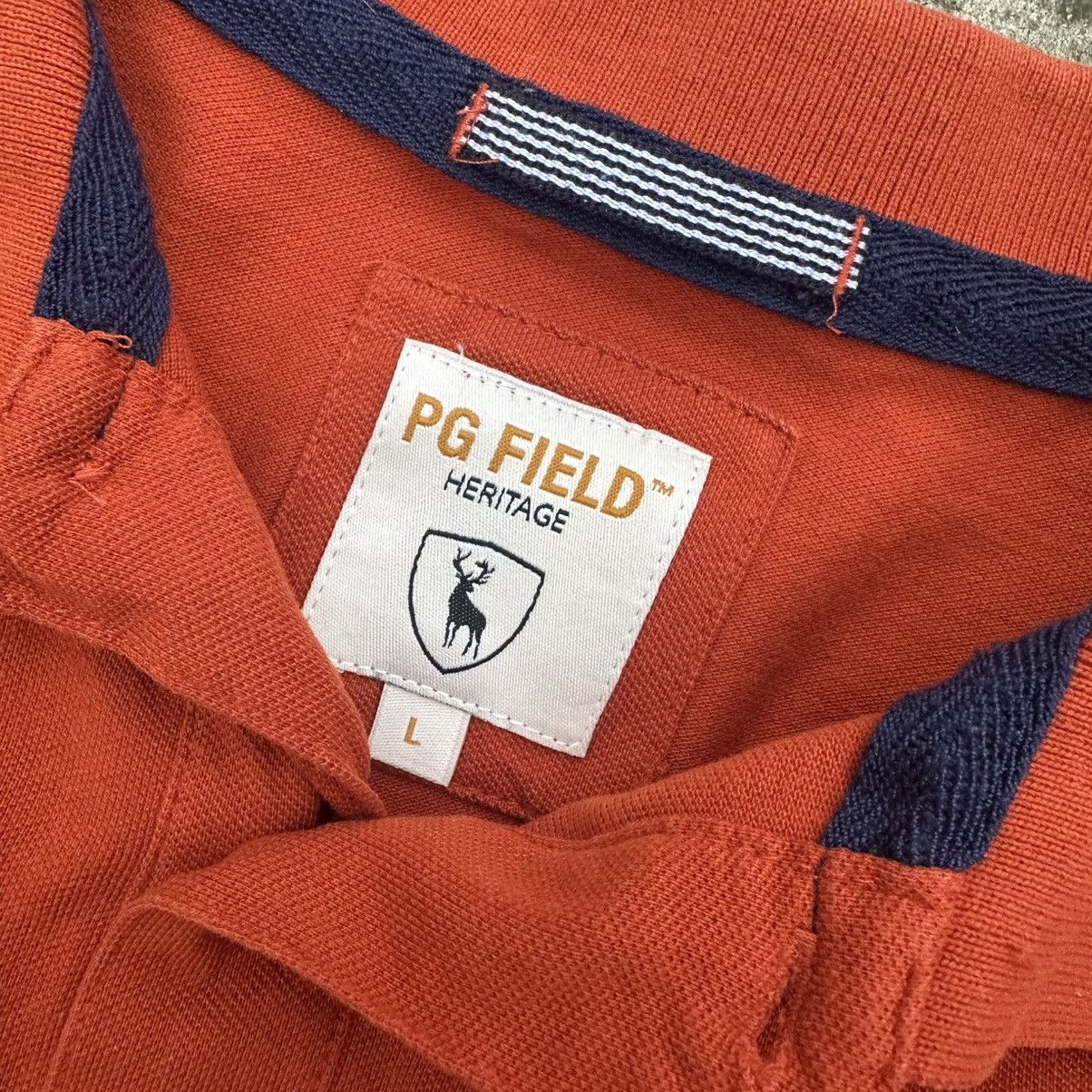 Vision Streetwear Luxury PG Field Heritage Polo Size L Basic Fit Y2K 00s USA Size US L / EU 52-54 / 3 - 7 Thumbnail