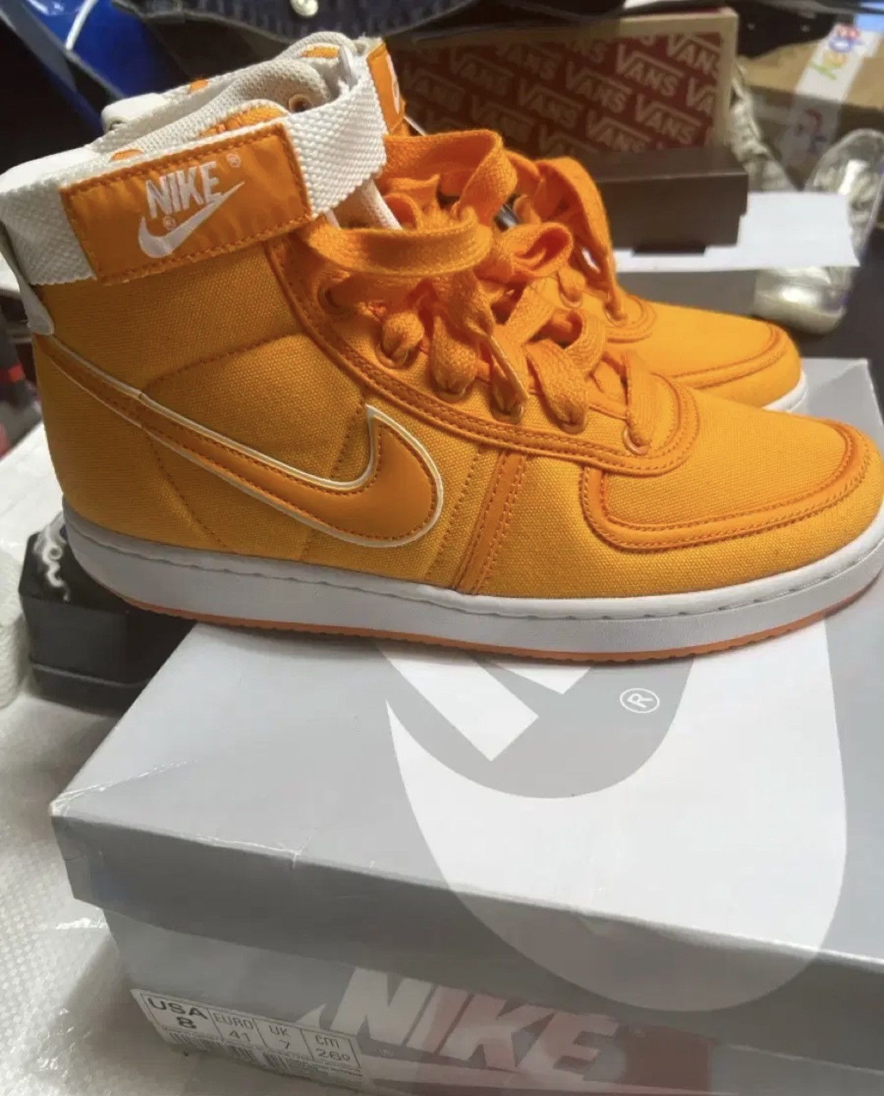 Nike Nike Vandal High Supreme Orange Canvas Doc Brown Size US 8 / EU 41 - 12 Thumbnail