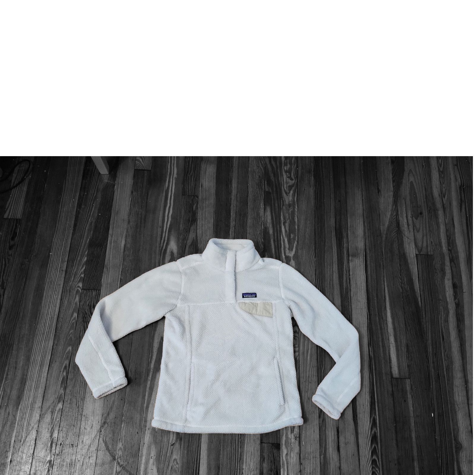 Patagonia Patagonia ReTool White Womens Small Fleece in good conditio Size S / US 4 / IT 40 - 1 Thumbnail