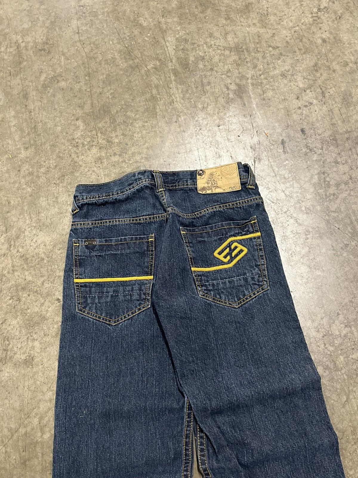 Enyce × Vintage Y2k embroidered baggy fit denim skater streetwear hype Size US 30 / EU 46 - 3 Thumbnail