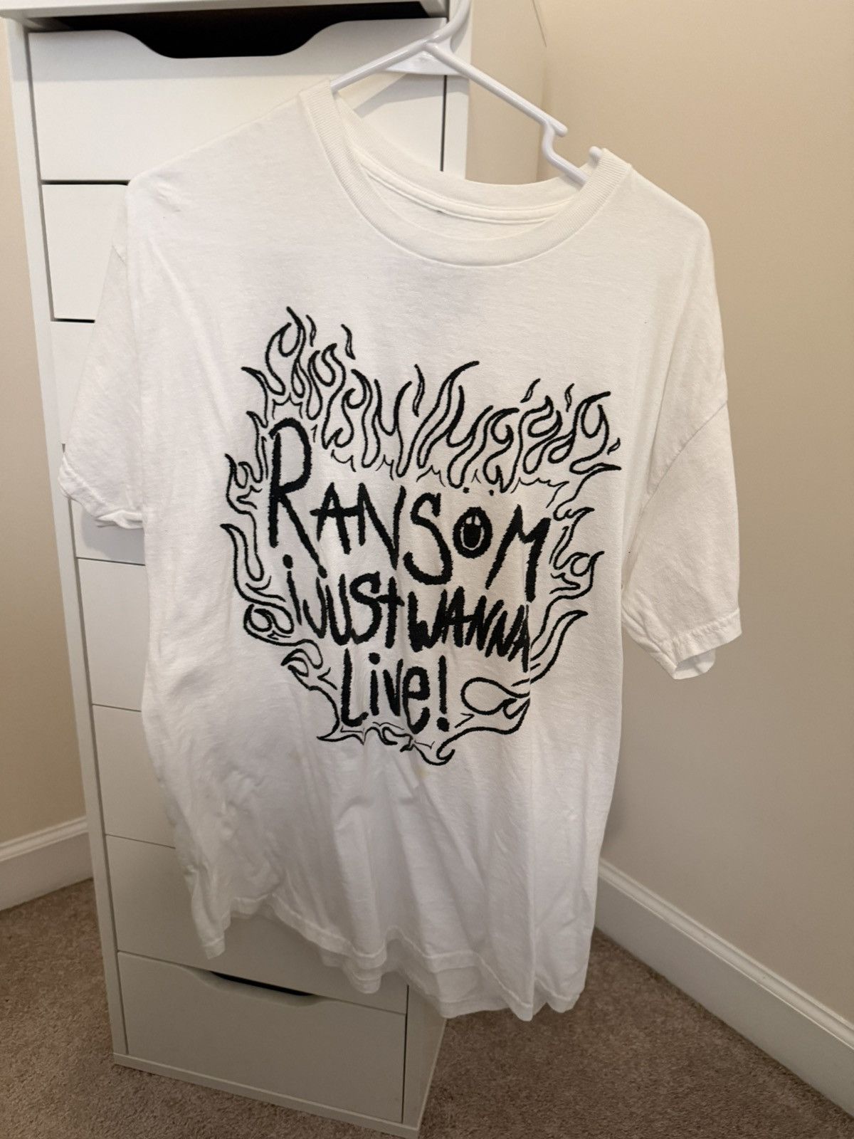Ransom Clothing Ransom Clothing “I Just Wanna Live” T-Shirt Size US L / EU 52-54 / 3 - 1 Thumbnail