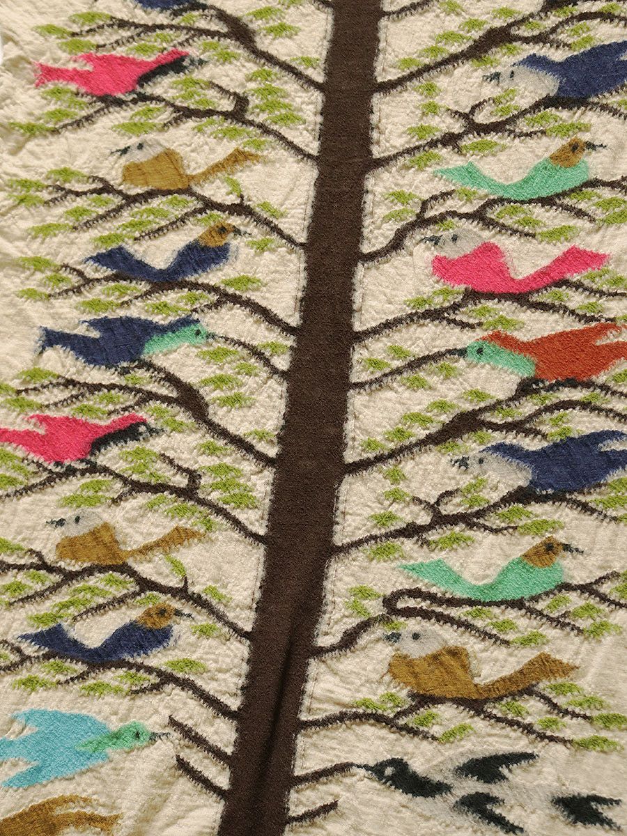 Kapital Kapital wool BIRD TREE scarf Size ONE SIZE - 2 Thumbnail