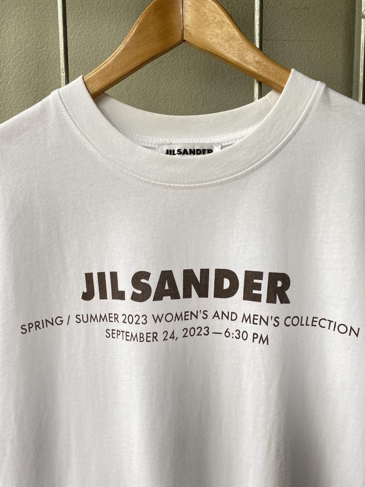 Jil Sander JILSANDER SS23 Staff Logo T-Shirt Size US M / EU 48-50 / 2 - 2 Thumbnail