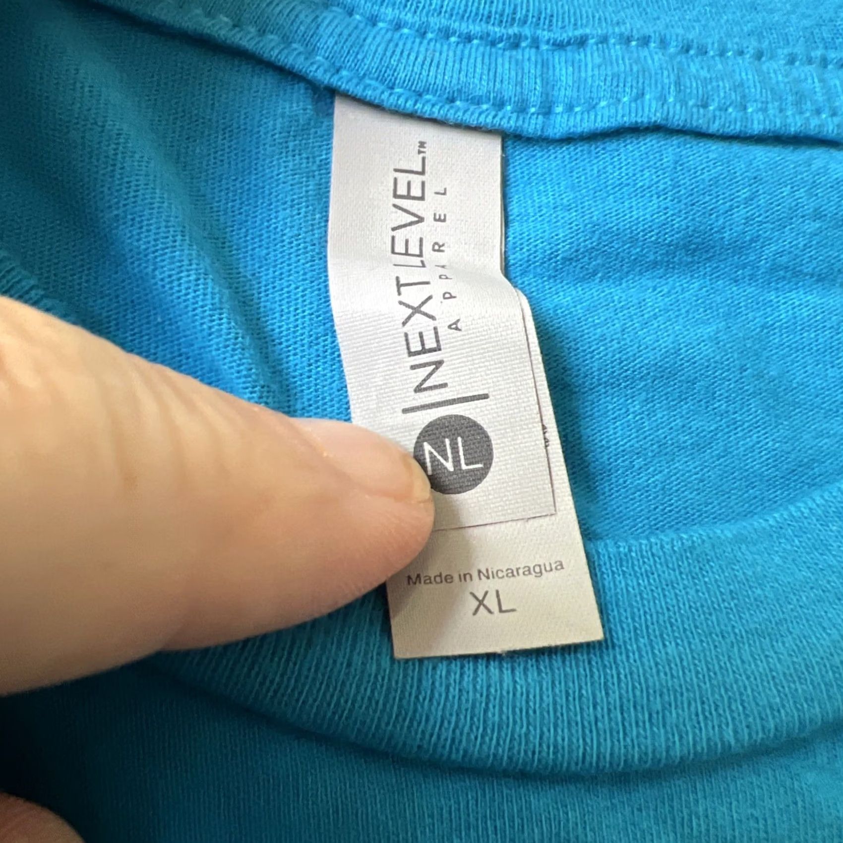 Next Level VINTAGE KIIS FM Radio 102.7 Rainbow Logo Shirt XL Blue Next Level Men Short Sleeve Crew Neck Graphic Print Concert/Never Worn Size US XL / EU 56 / 4 - 5 Thumbnail