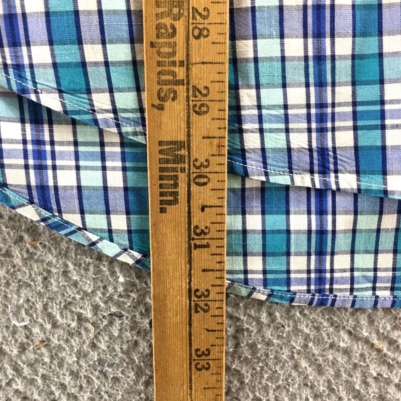 Nautica Nautica Button-Down Shirt Mens XL Multi Plaid Cotton Short Sleeve Classic Fit Shirt Size US XL / EU 56 / 4 - 7 Thumbnail