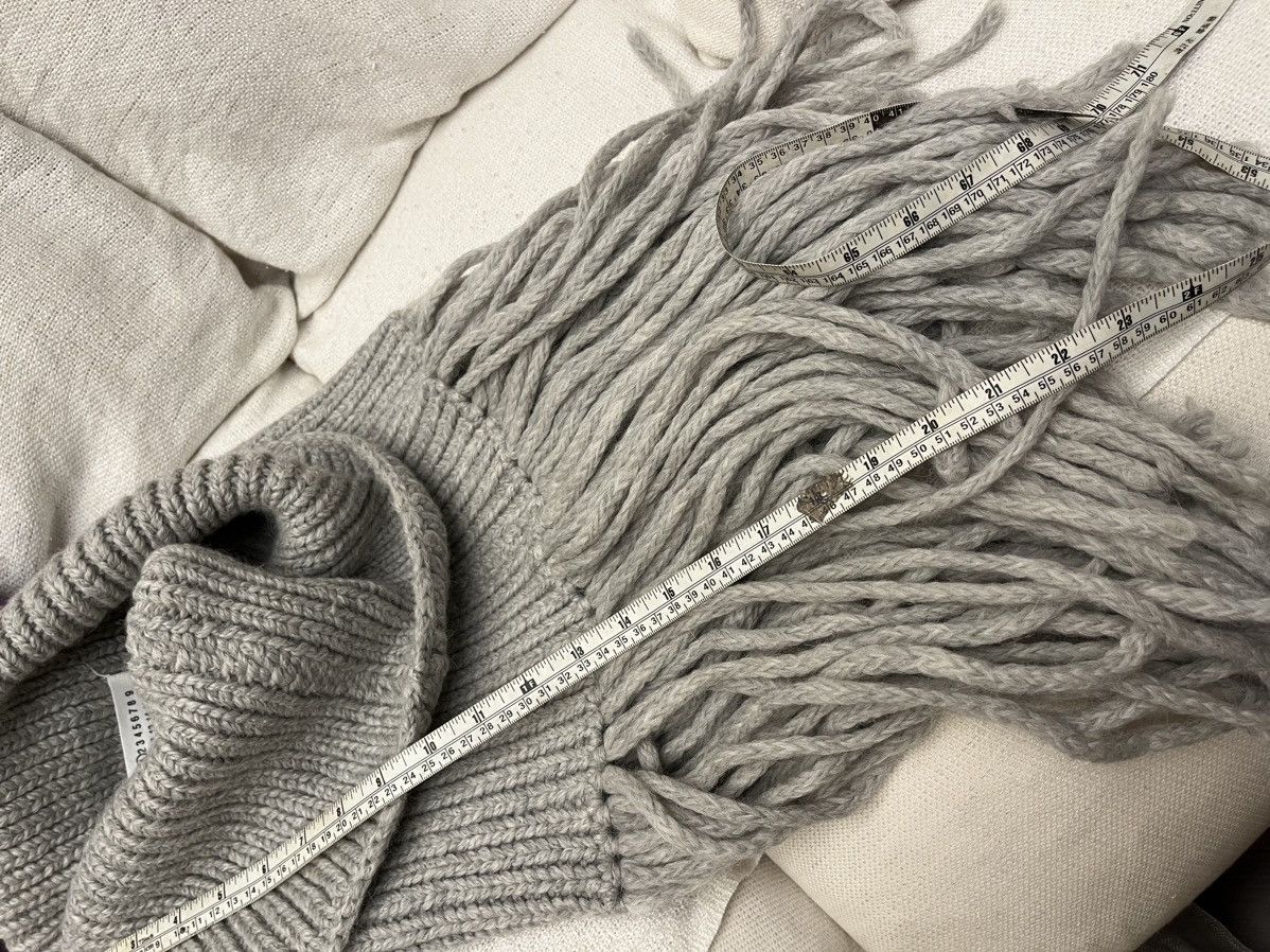 Maison Margiela × Vintage RARE MMM Maison Martin Margiela line 1 huge tassel scarf Size ONE SIZE - 8 Thumbnail