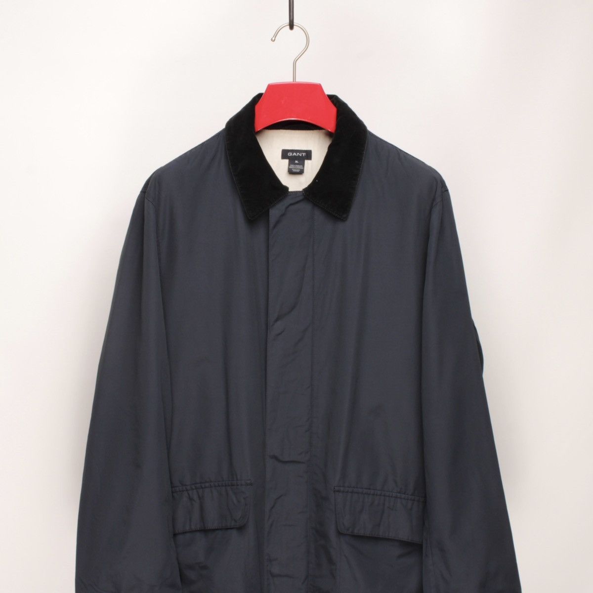 Gant GANT Nylon Full Zip Jacket Dark Blue Size: XL Size US XL / EU 56 / 4 - 6 Thumbnail