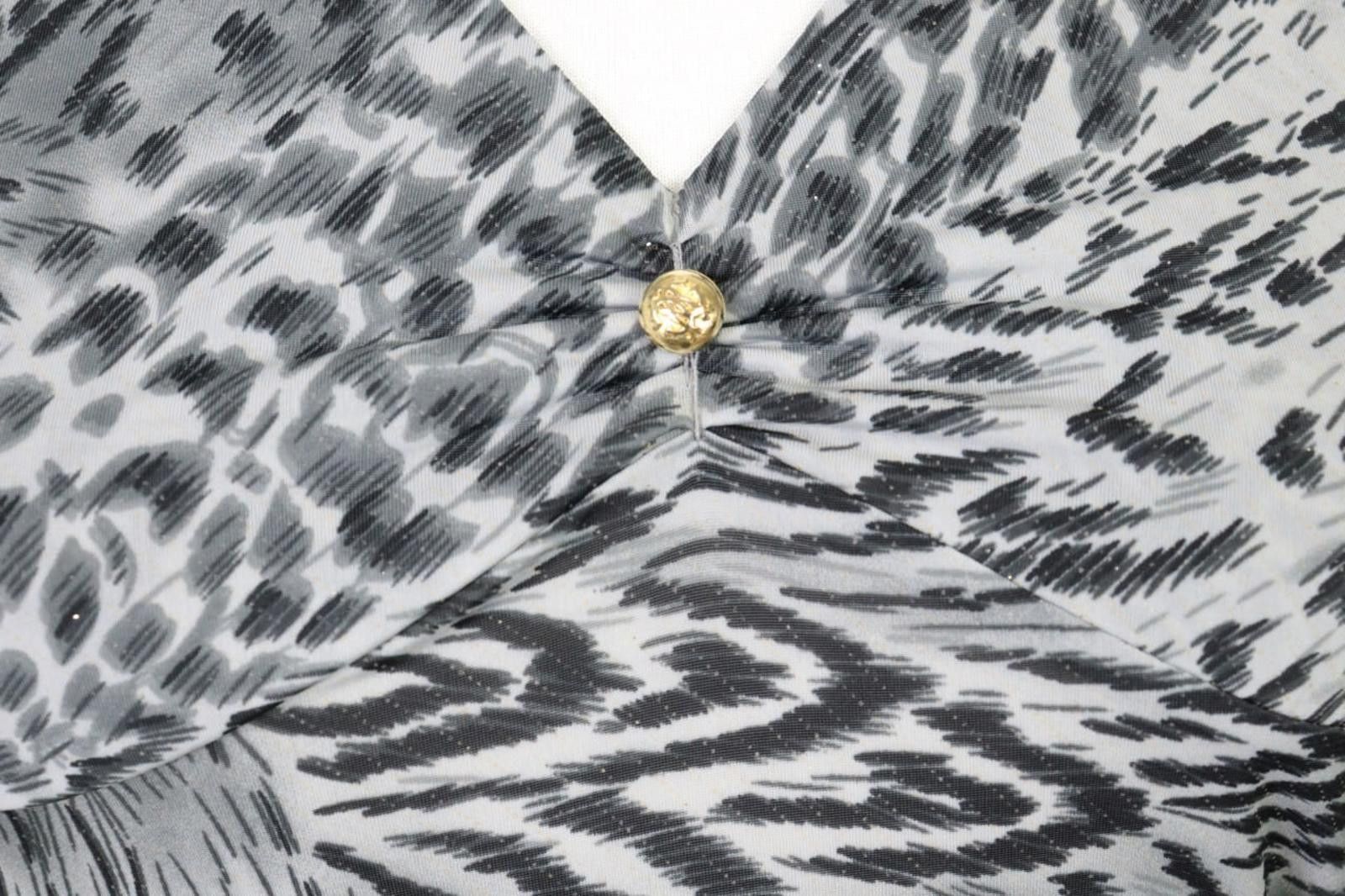 Roberto Cavalli Roberto Cavalli Multicolor Animals Printed Short Dress Sz L Size L / US 10 / IT 46 - 6 Thumbnail