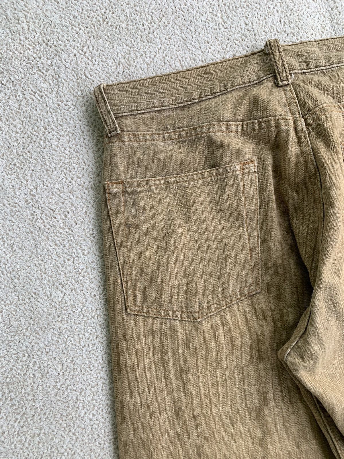 If Six Was Nine × Le Grande Bleu (L.G.B.) × semanticdesign VTG 00s Semantic Design Dirty Washed Denim Pants Size US 30 / EU 46 - 10 Thumbnail