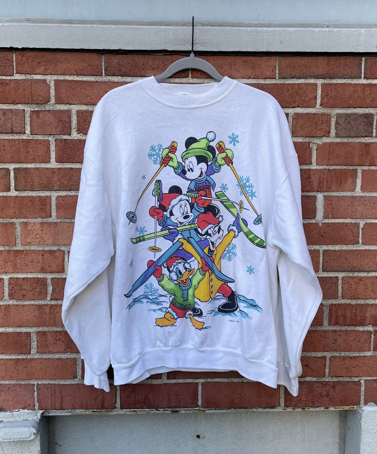 Disney Vintage Disney Mickey Unlimited Jerry Leigh Crewneck skiing Size US XL / EU 56 / 4 - 1 Thumbnail