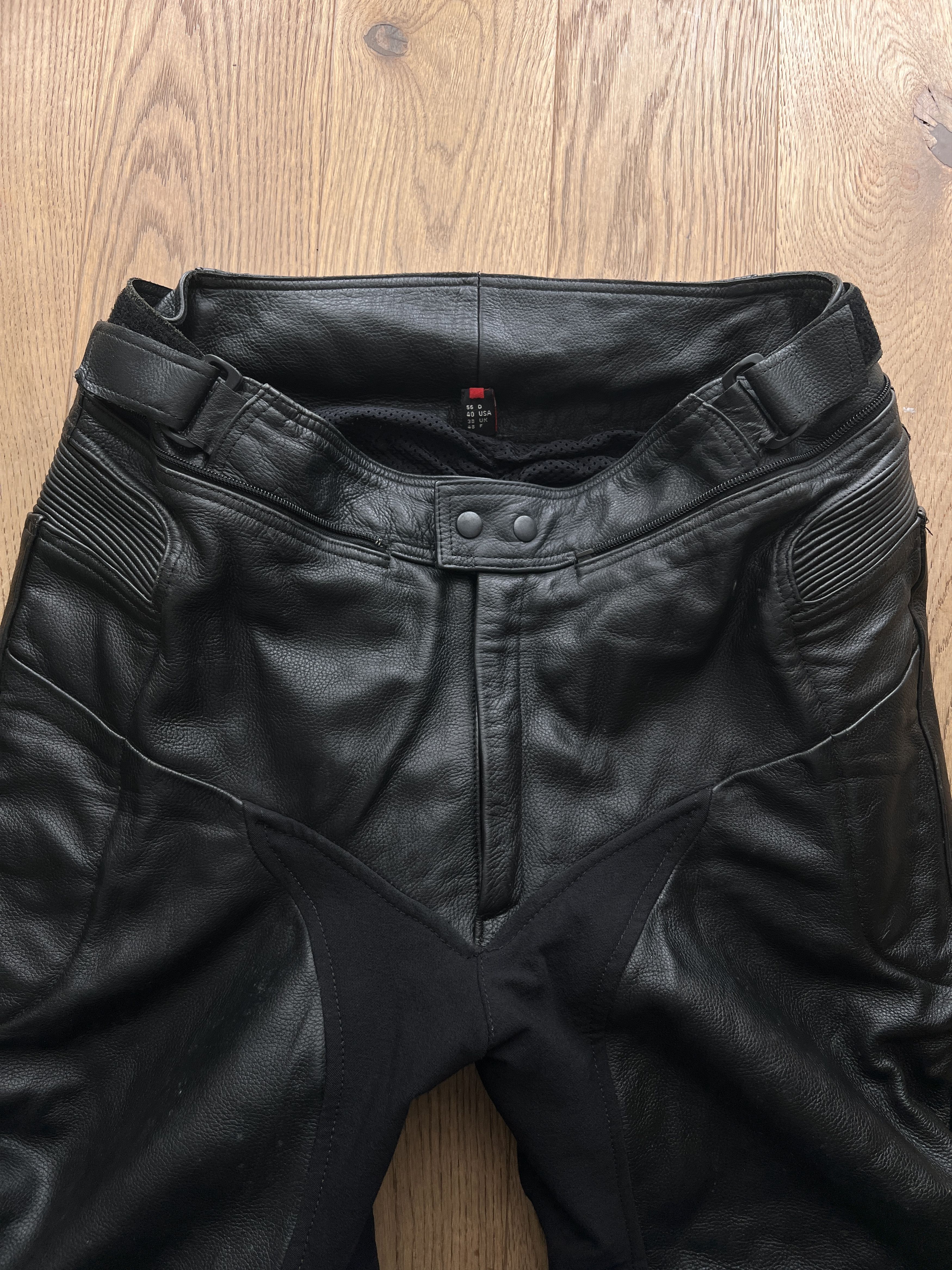 Yohji Yamamoto SICK VINTAGE 2000S RACING BIKER LEATHER PANTS I6W9 LGB VIBE Size US 36 / EU 52 - 5 Thumbnail