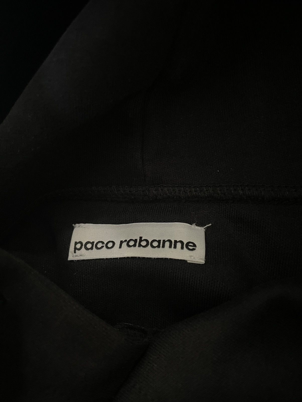 Paco Rabanne Rabanne hoodie new - cut logo Size XL / US 12-14 / IT 48-50 - 4 Thumbnail
