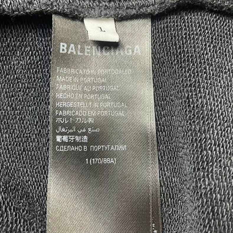 Balenciaga Balenciaga FW24 new black embroidered letter logo hoodie-25 Size US S / EU 44-46 / 1 - 4 Thumbnail