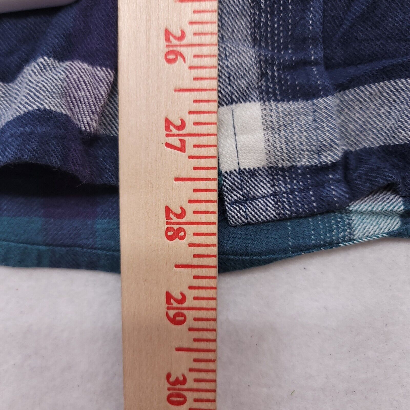 Savile Row Savile Row Madras Flannel Shirt Mens Size M Green Purple Size US M / EU 48-50 / 2 - 7 Thumbnail