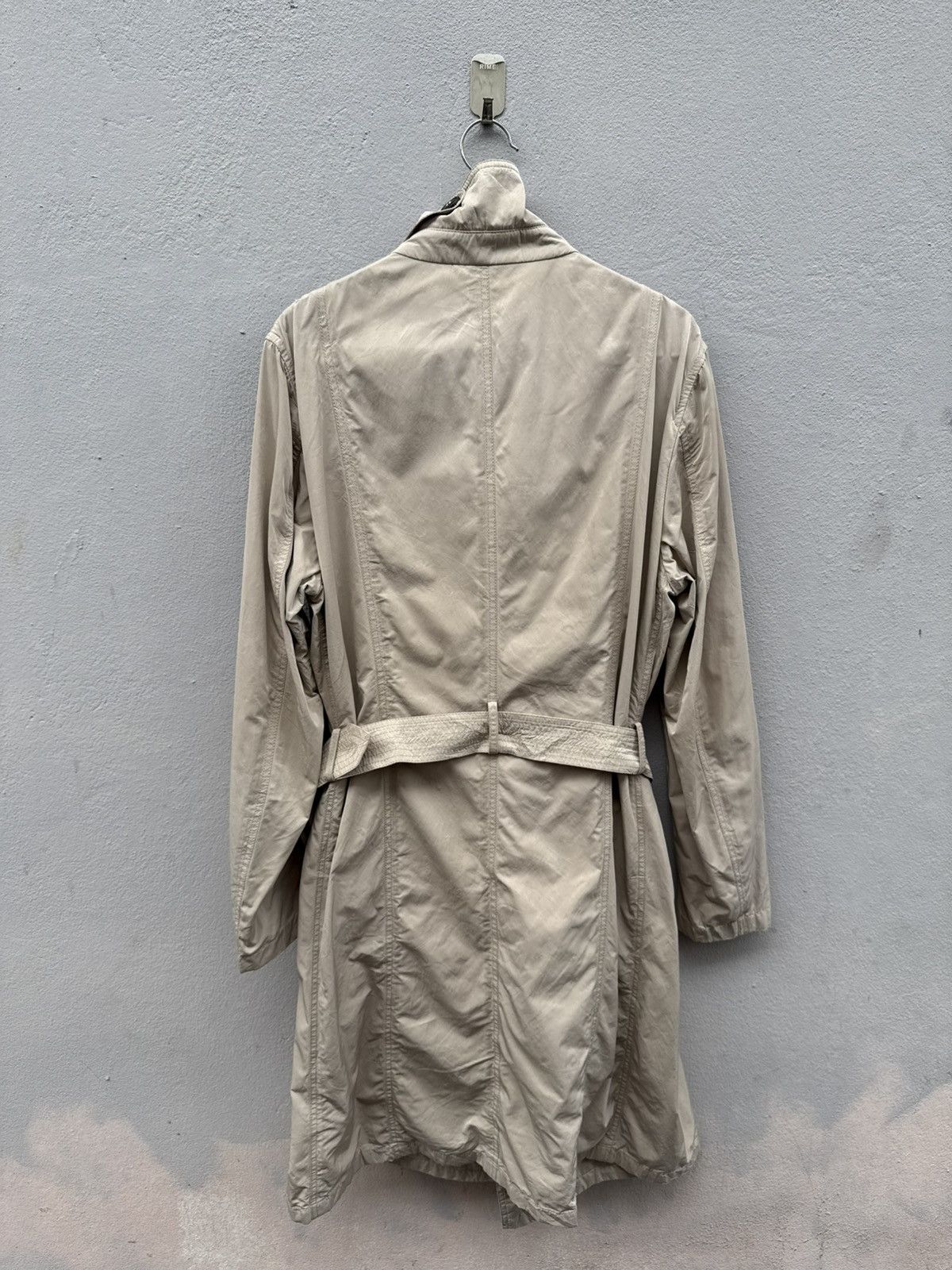 Giorgio Armani GIORGIO ARMANI Double Breasted Trench Long Coat Size M / US 6-8 / IT 42-44 - 8 Thumbnail