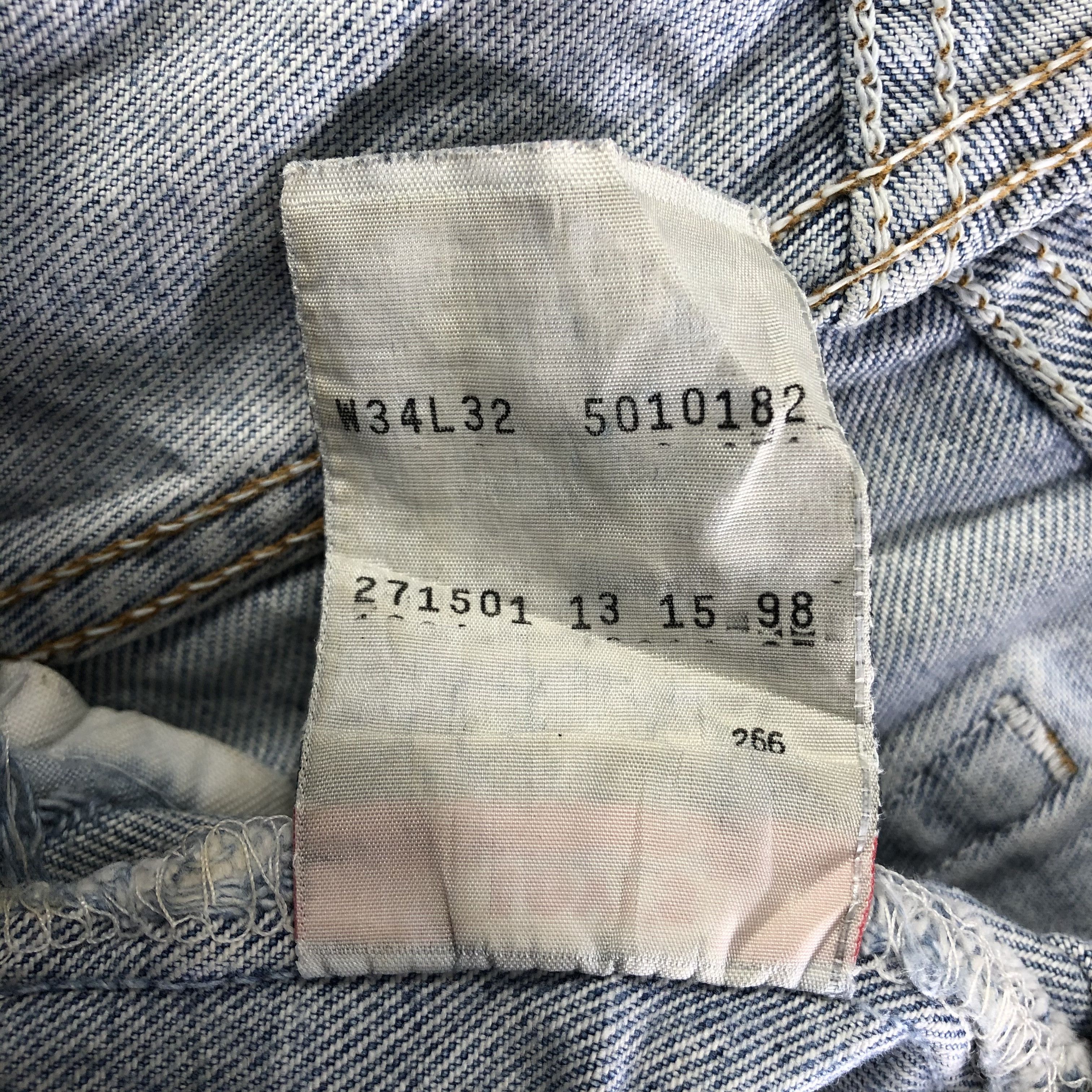 Levi's × Vintage Vintage Levis 501 Jeans-J4499 Size 34" / US 12 / IT 48 - 10 Thumbnail