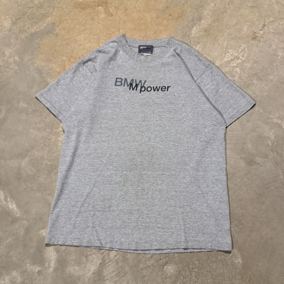 BMW Vintage 1990s BMW M Power Faded Tee ERD Grunge Racing Size US L / EU 52-54 / 3 - 2 Thumbnail
