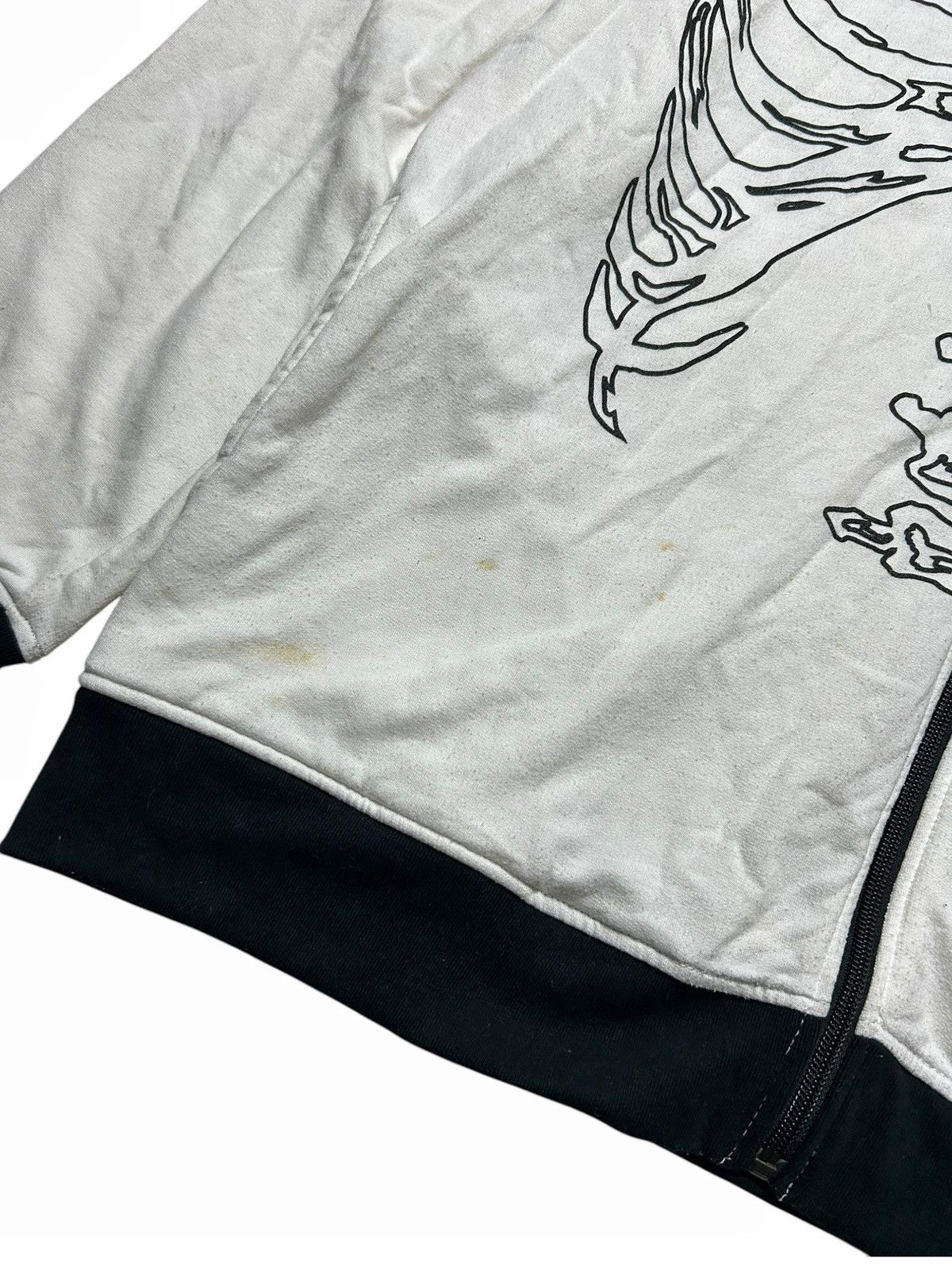 Japanese Brand Skull Skeleton Hoodies Sweathirt Roarin Rage 86 Redness Size US L / EU 52-54 / 3 - 8 Thumbnail