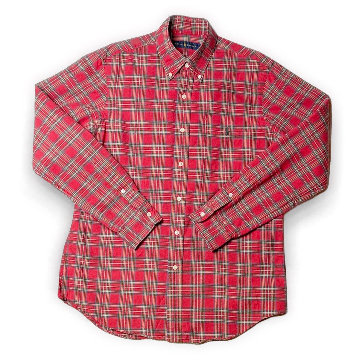 Polo Ralph Lauren Ralph Lauren Red Tartan Button-Down – Medium, Heritage Fit Size US M / EU 48-50 / 2 - 1 Thumbnail
