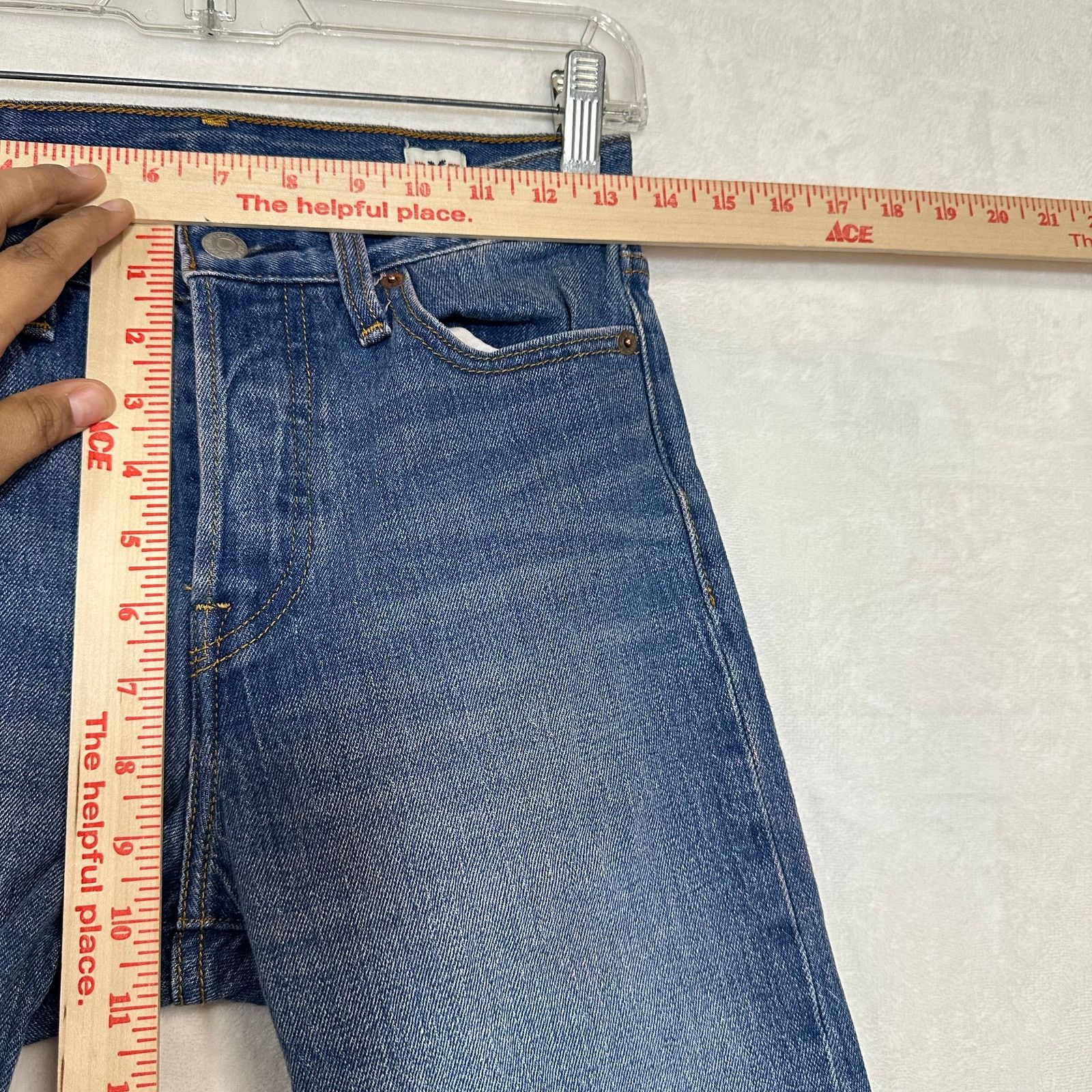 Levi's Levi's Jeans 26 White Oak Cone Medium Wash Pink Dyed Skinny Size 26" / US 2 / IT 38 - 7 Thumbnail