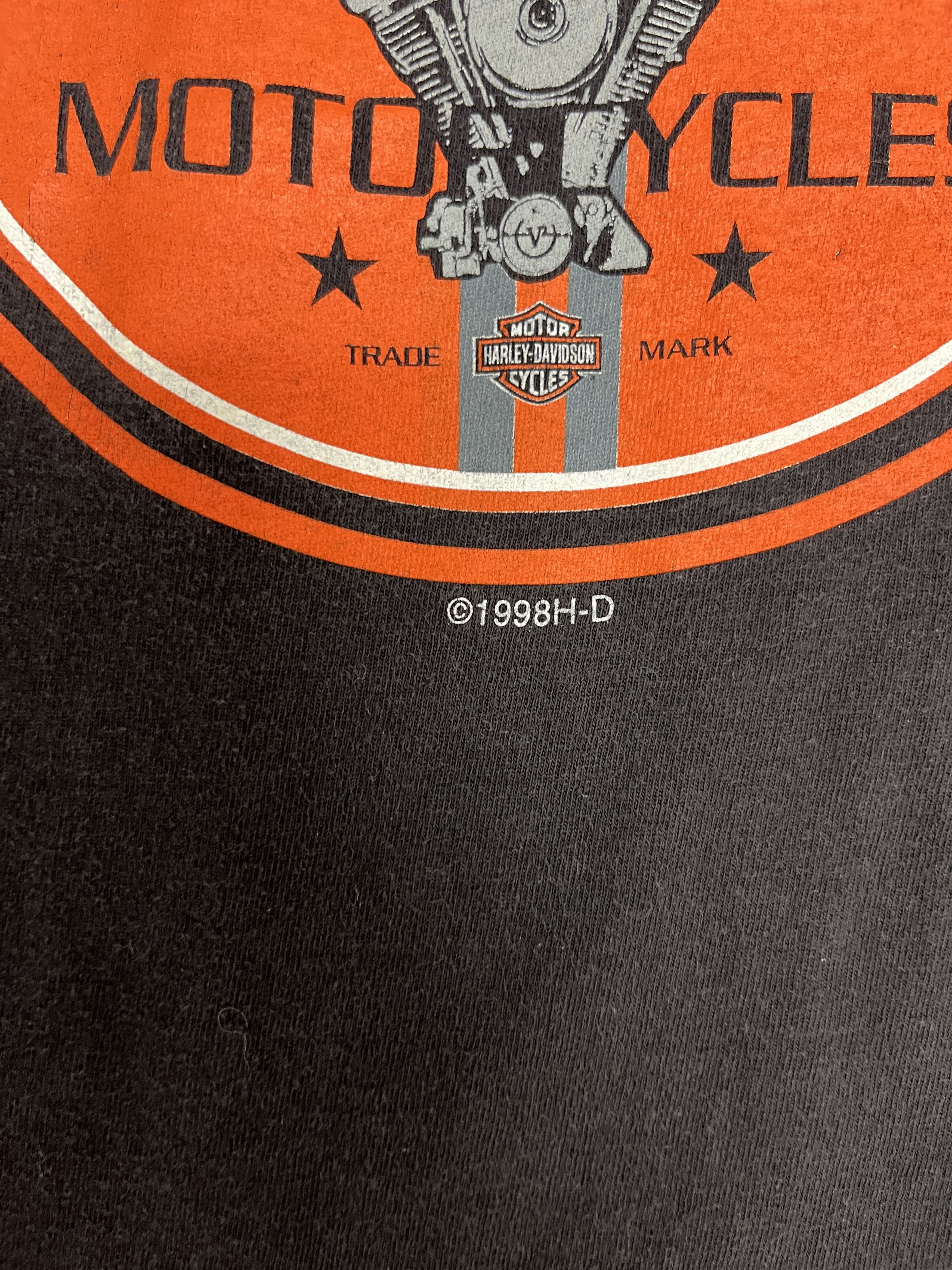 Vintage Harley Davidson Motorcycles Vintage Black T-Shirt Tee Size US L / EU 52-54 / 3 - 3 Thumbnail