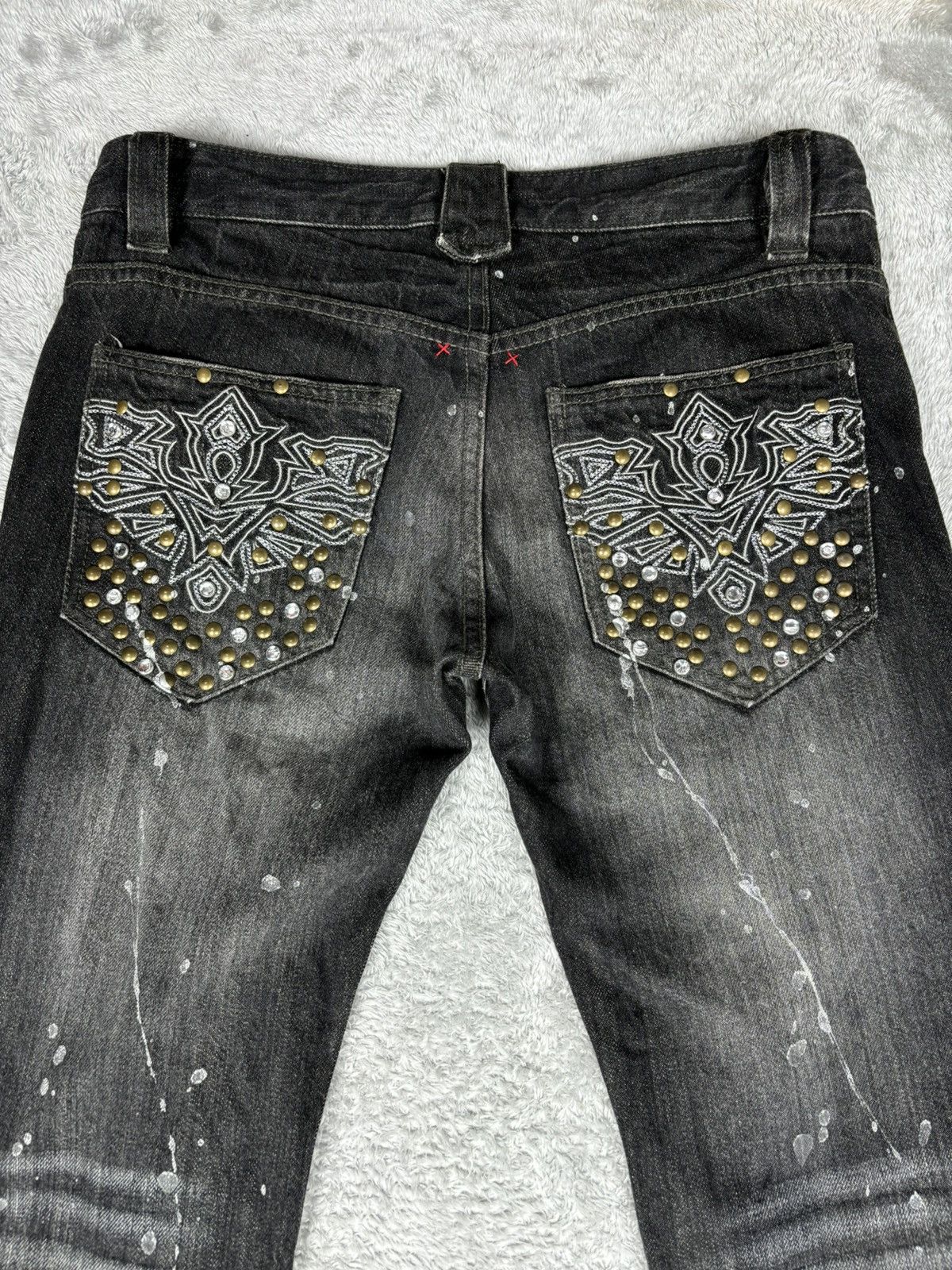 semanticdesign Semantics Design Stud Flared Jeans. S0228 Size 30" / US 8 / IT 44 - 7 Thumbnail