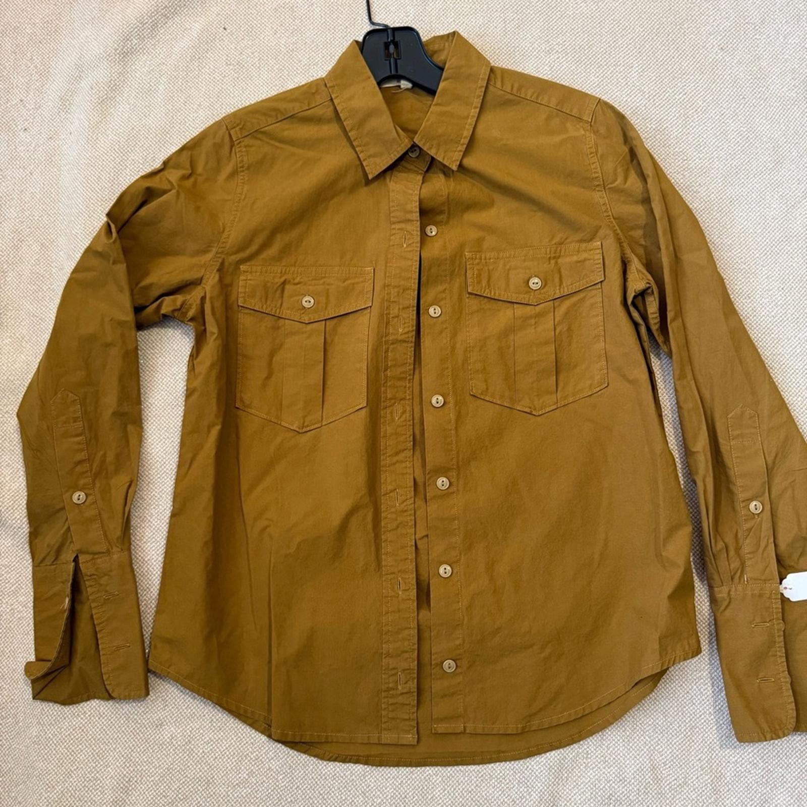 Alex Mill Alex Mill Camel Button-Up Shirt Size XS / US 0-2 / IT 36-38 - 1 Thumbnail
