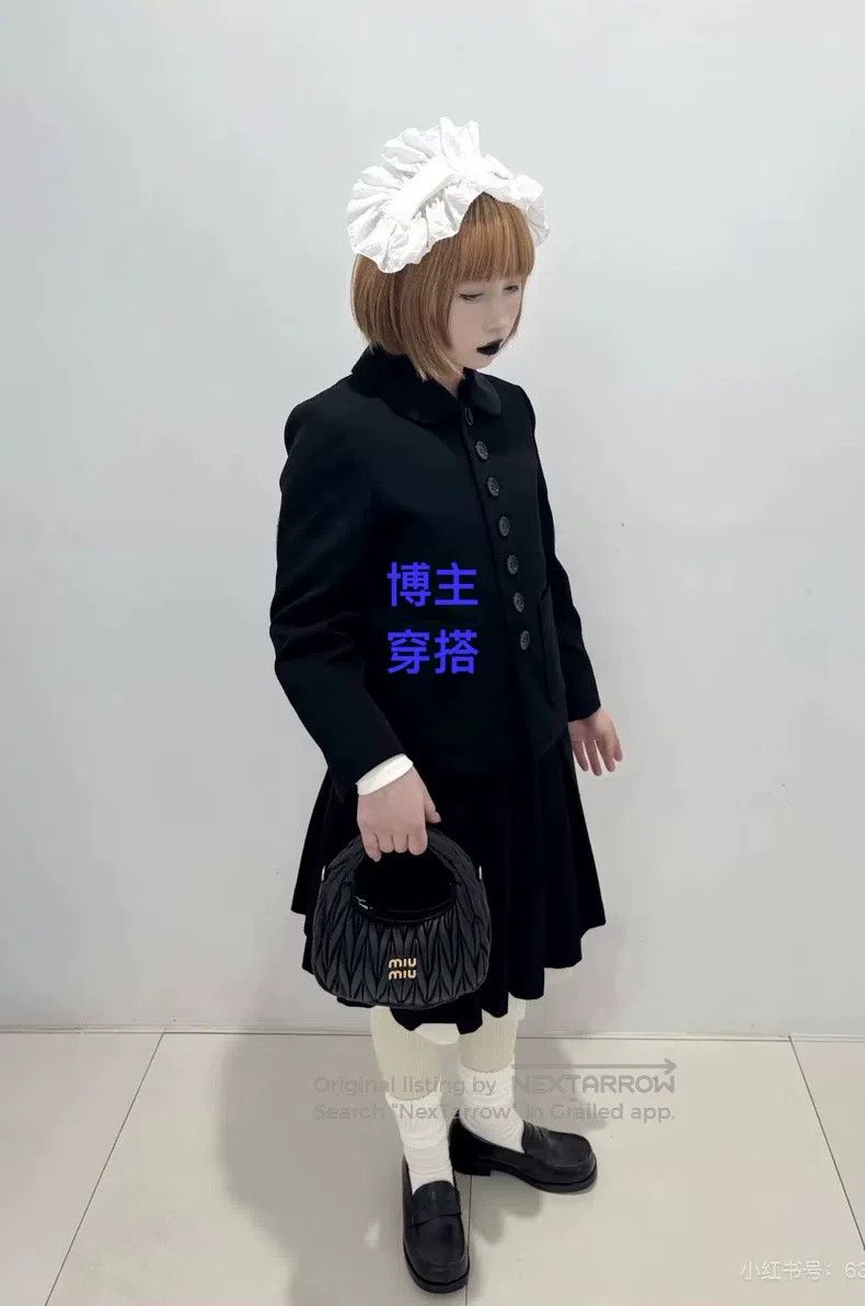 Comme des Garcons Comme des Garcons Collar Notched Wool Tweed Jacket Size S / US 4 / IT 40 - 1 Thumbnail