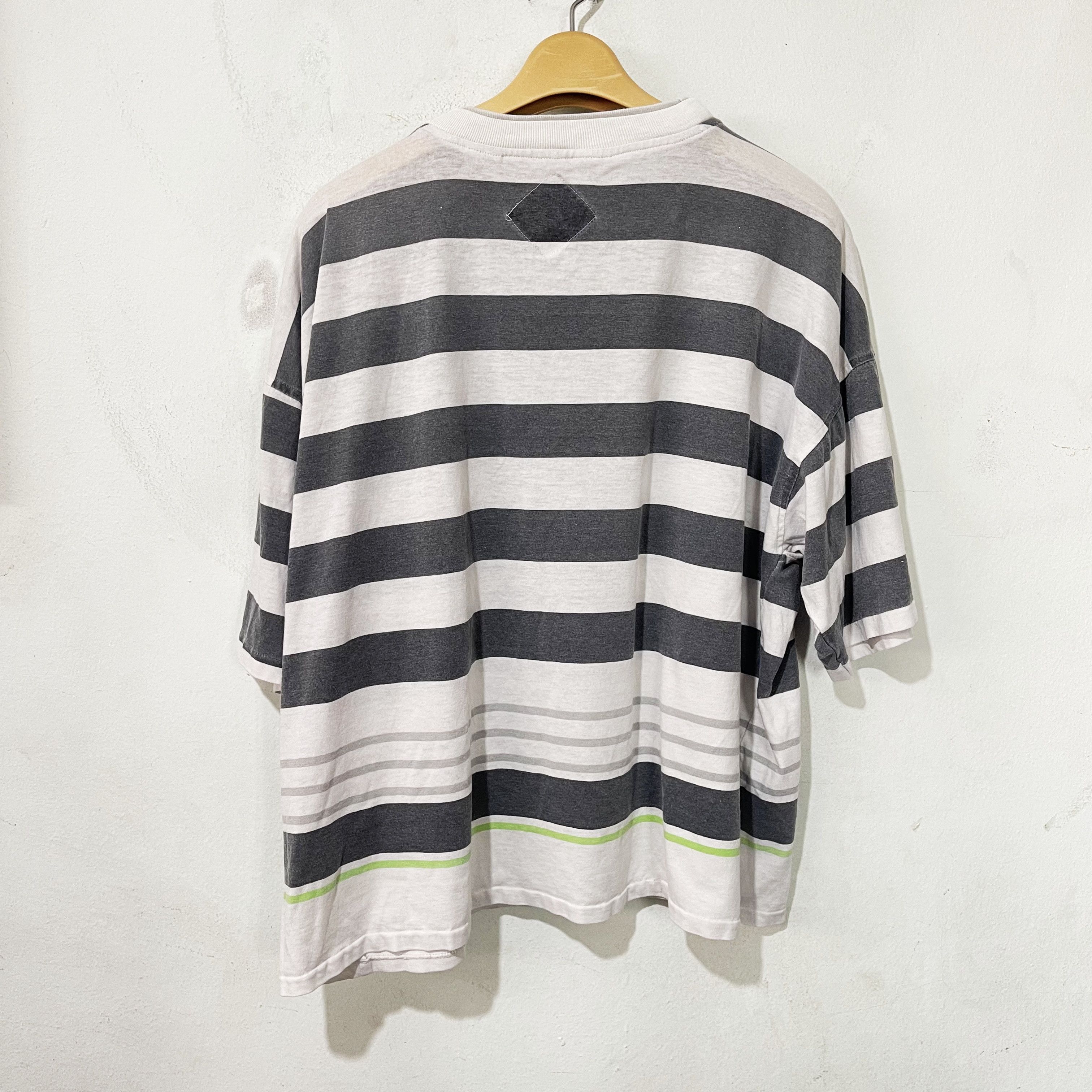 Vintage Vintage 90s Striped Surf Pocket Crop Tops Size XL / US 12-14 / IT 48-50 - 3 Thumbnail