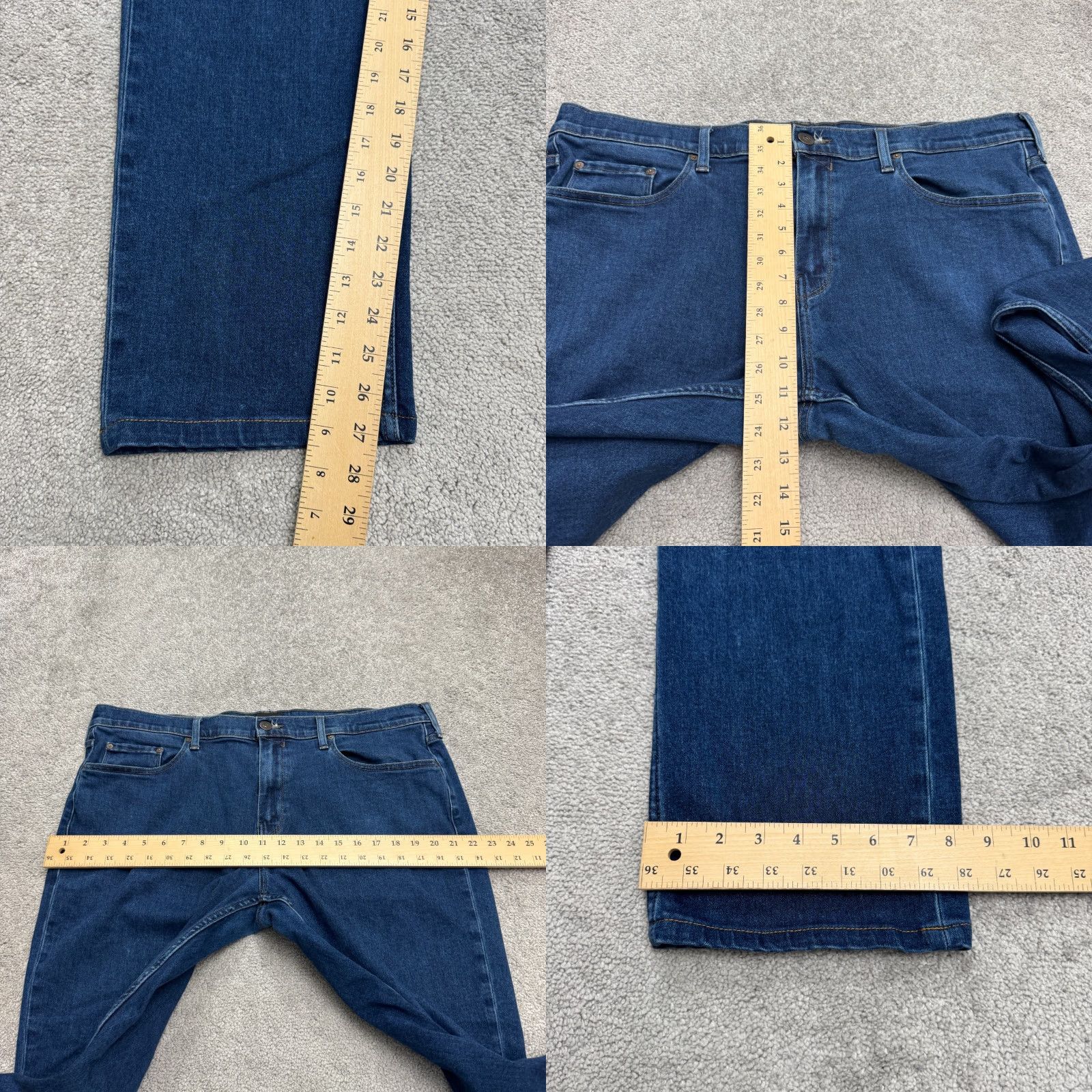 Paige Paige Federal Jeans Straight Leg Denim Womens 38 Blue Cotton Blend Casual Vintage No Size 26" / US 2 / IT 38 - 9 Thumbnail
