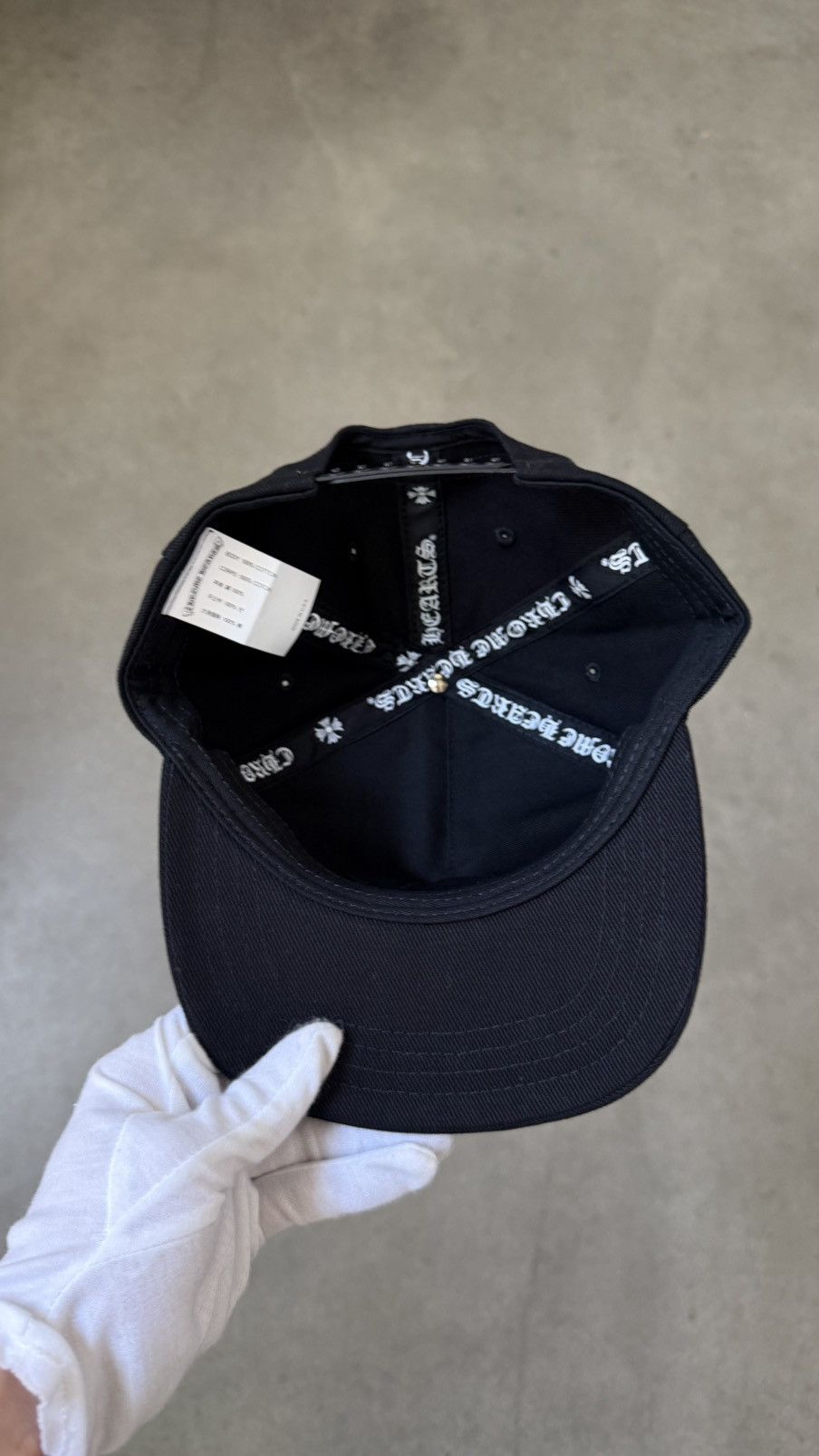 Chrome Hearts RARE! Chrome Hearts RS3 Denim Baseball Hat Size ONE SIZE - 4 Thumbnail