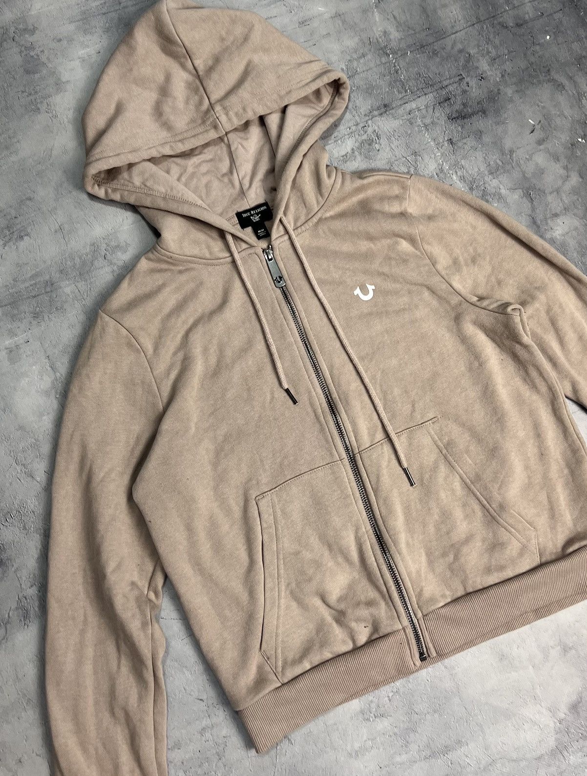 True Religion × Vintage Vtg True Religion Zip Up Hoodie Women Size M Size M / US 6-8 / IT 42-44 - 3 Thumbnail